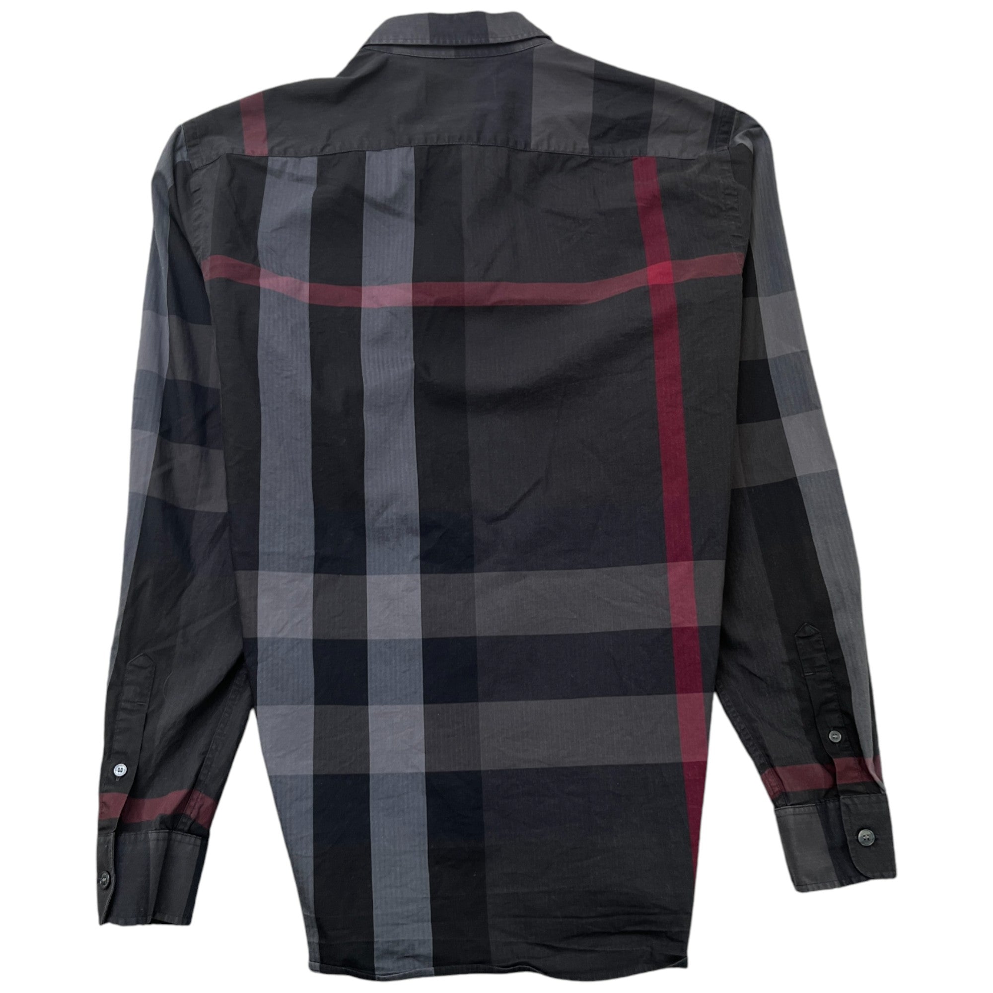 Men's Checkered Shirt Black Size M