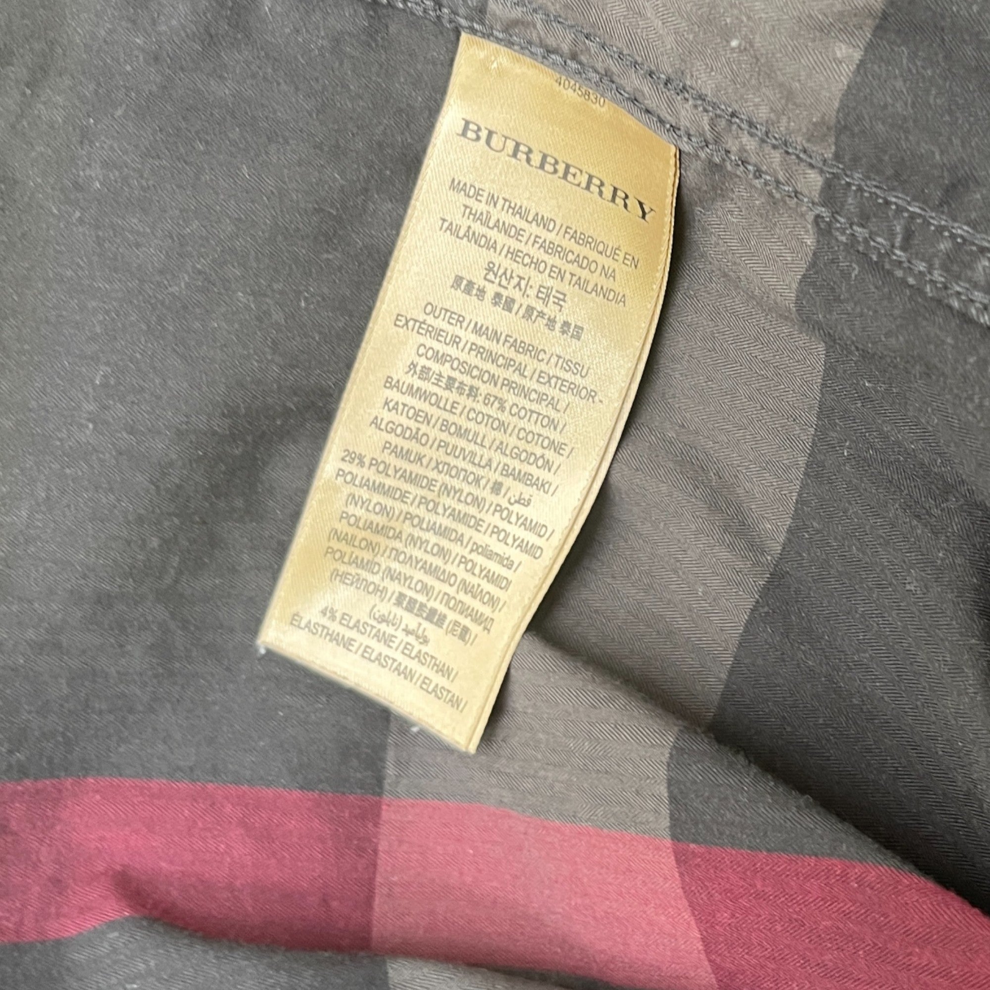 Men's Checkered Shirt Black Size M