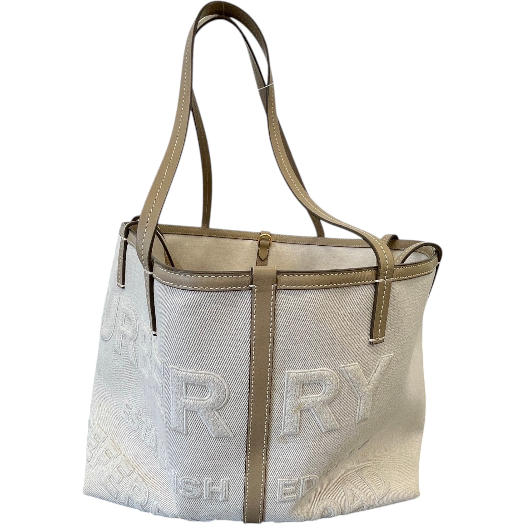 Women's Horseferry Linen Beach Tote Bag Beige