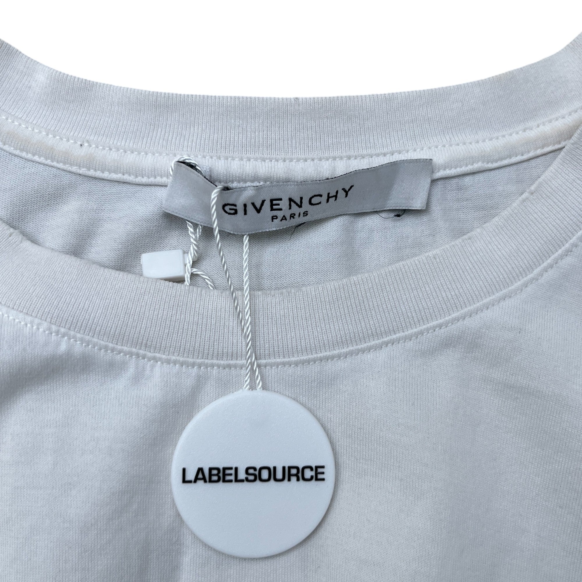 Men's Logo Print T-Shirt White Size S