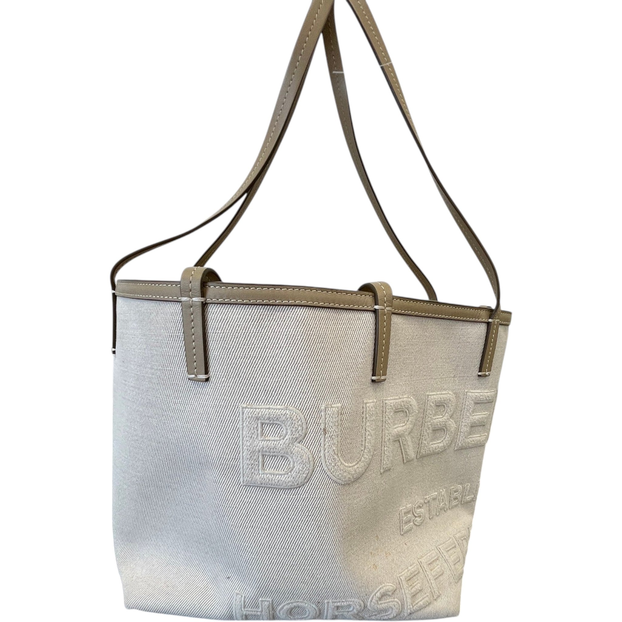 Women's Horseferry Linen Beach Tote Bag Beige
