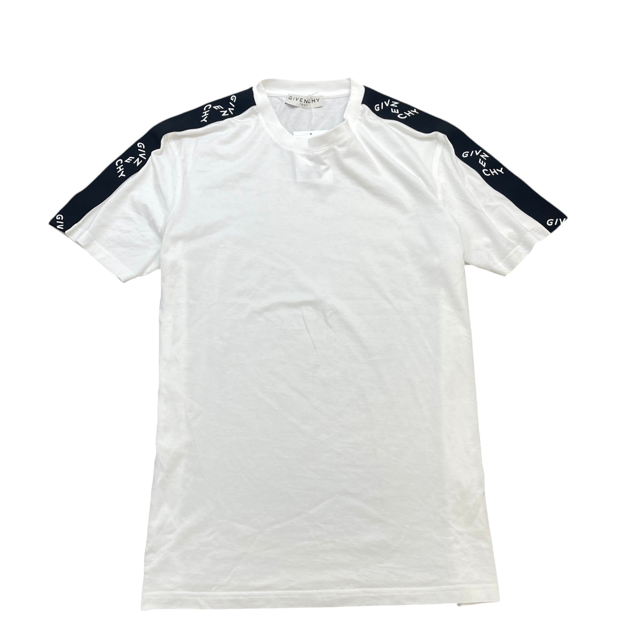 Men's Tape Logo T-Shirt White Size M