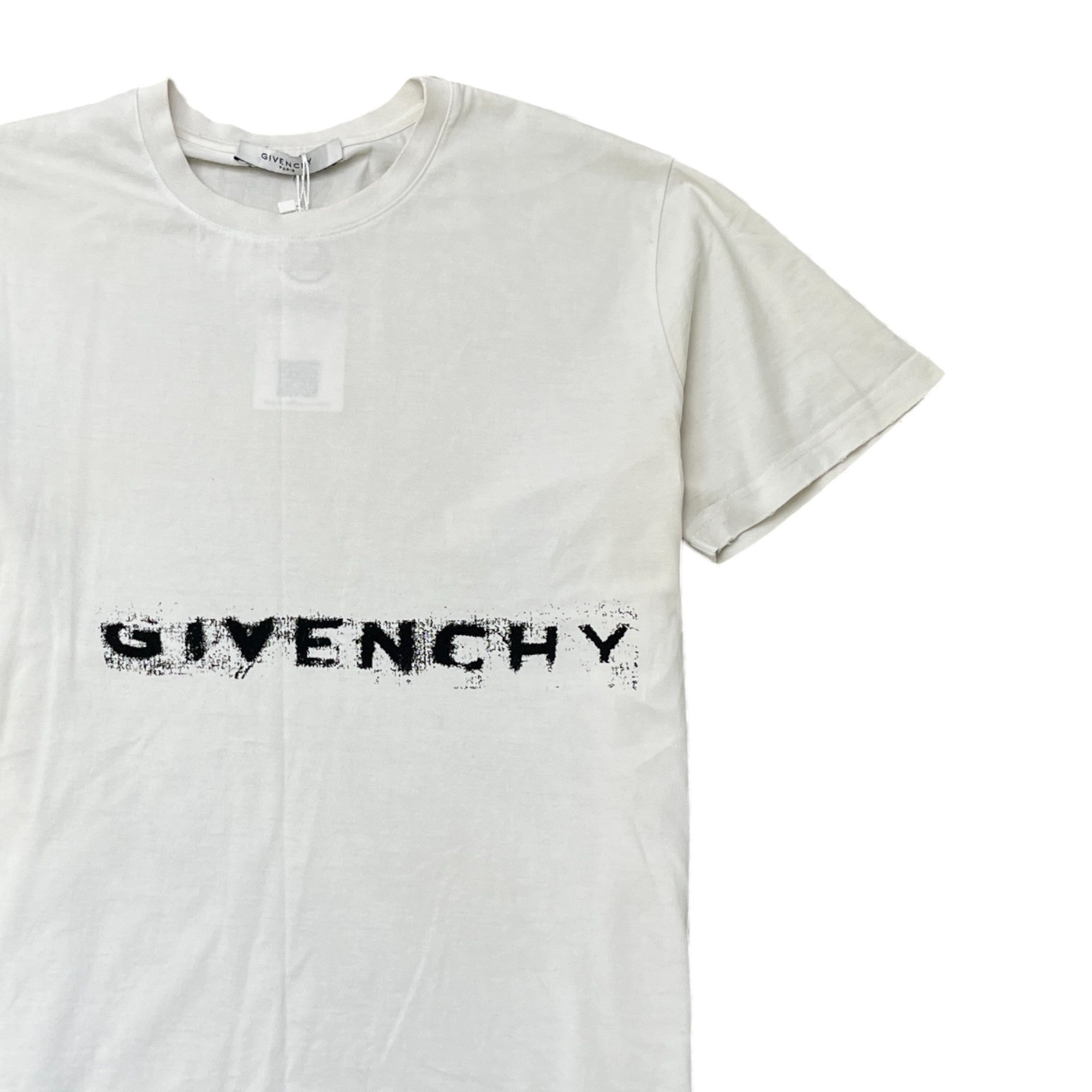 Men's Logo Print T-Shirt White Size S