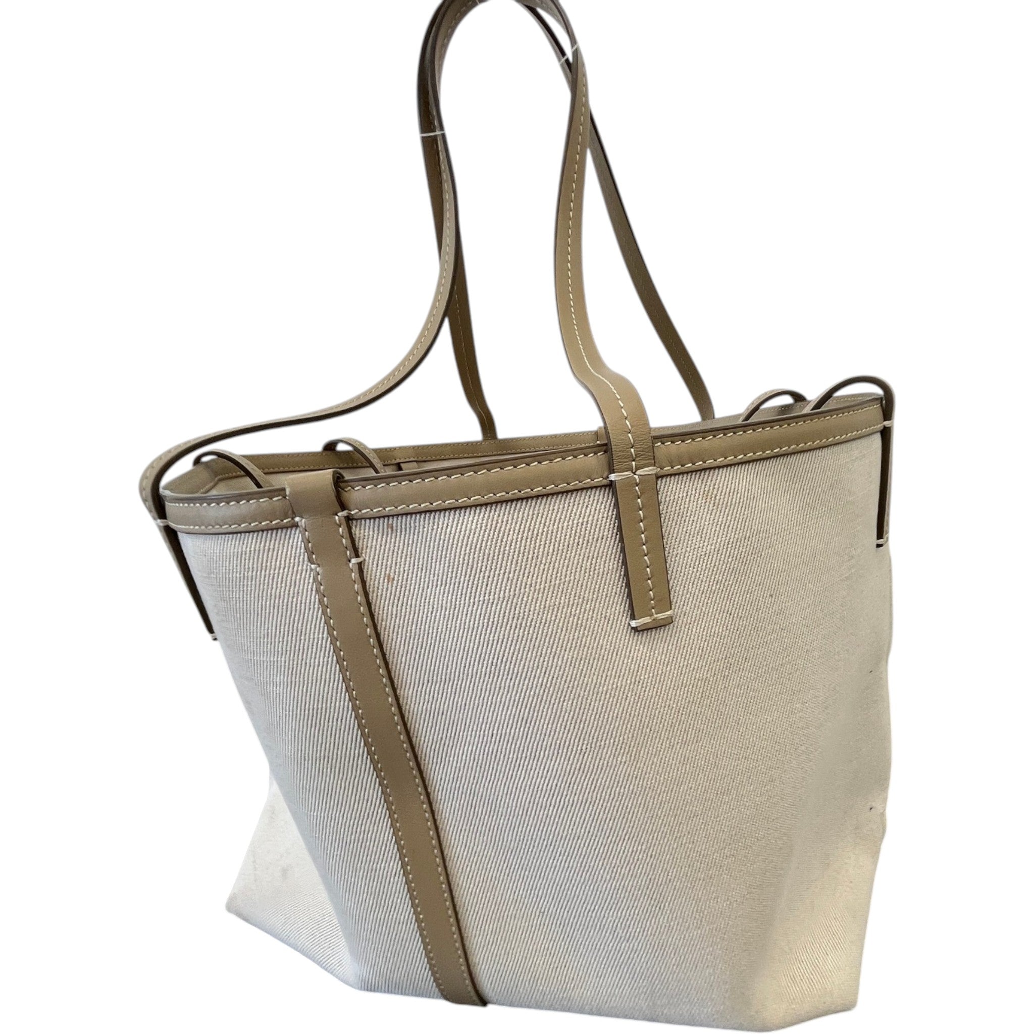 Women's Horseferry Linen Beach Tote Bag Beige