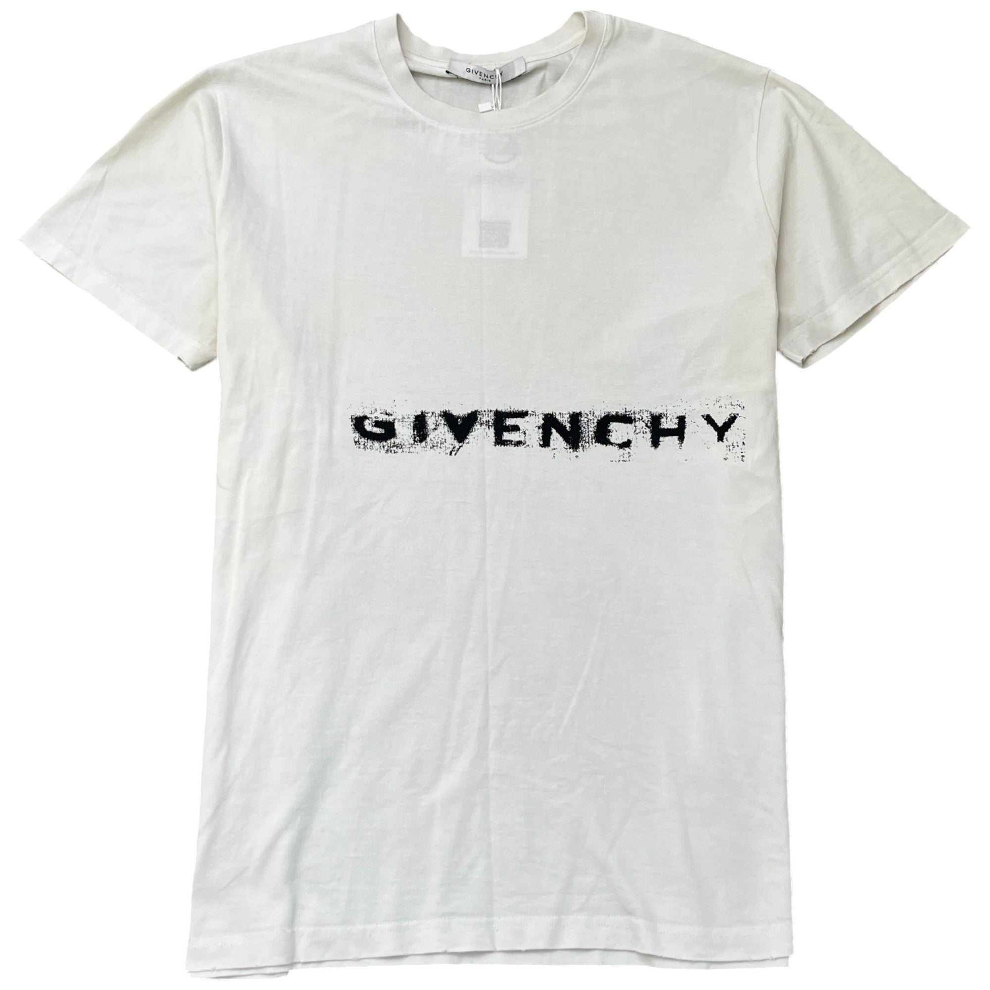 Men's Logo Print T-Shirt White Size S