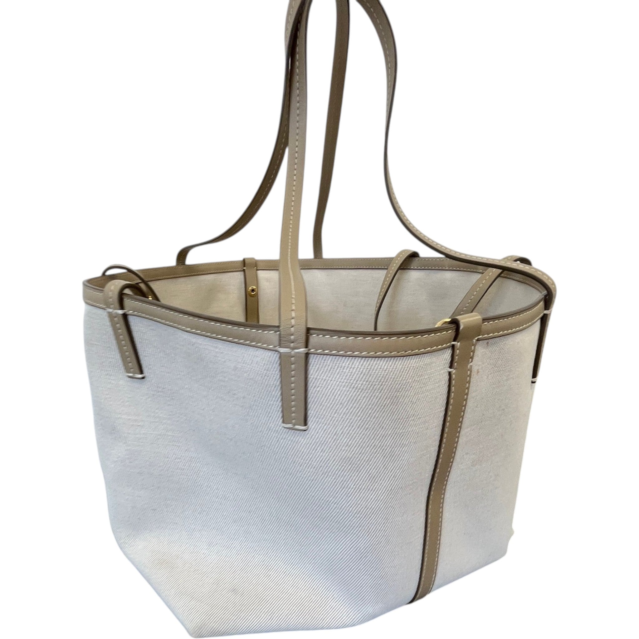 Women's Horseferry Linen Beach Tote Bag Beige