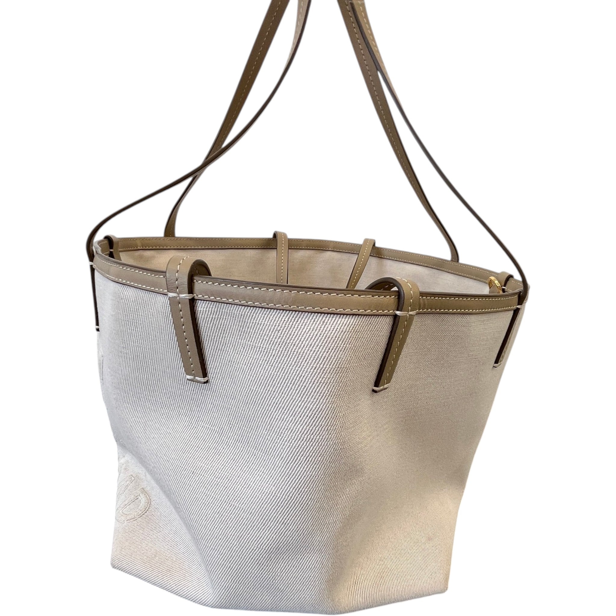 Women's Horseferry Linen Beach Tote Bag Beige