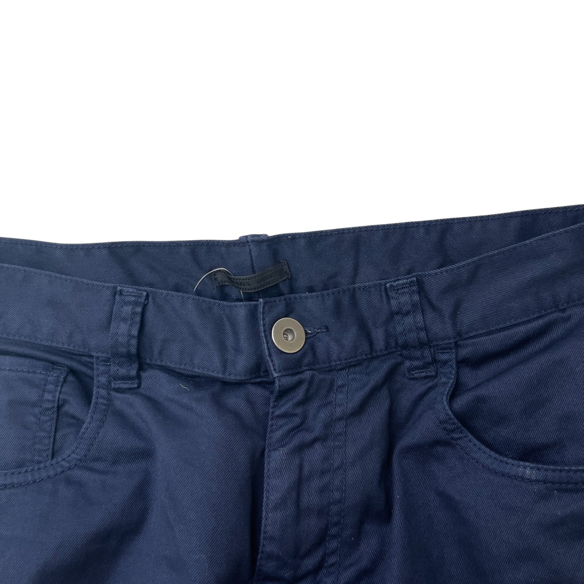 Men's Embroidered Logo Trousers Navy Size Waist 33"