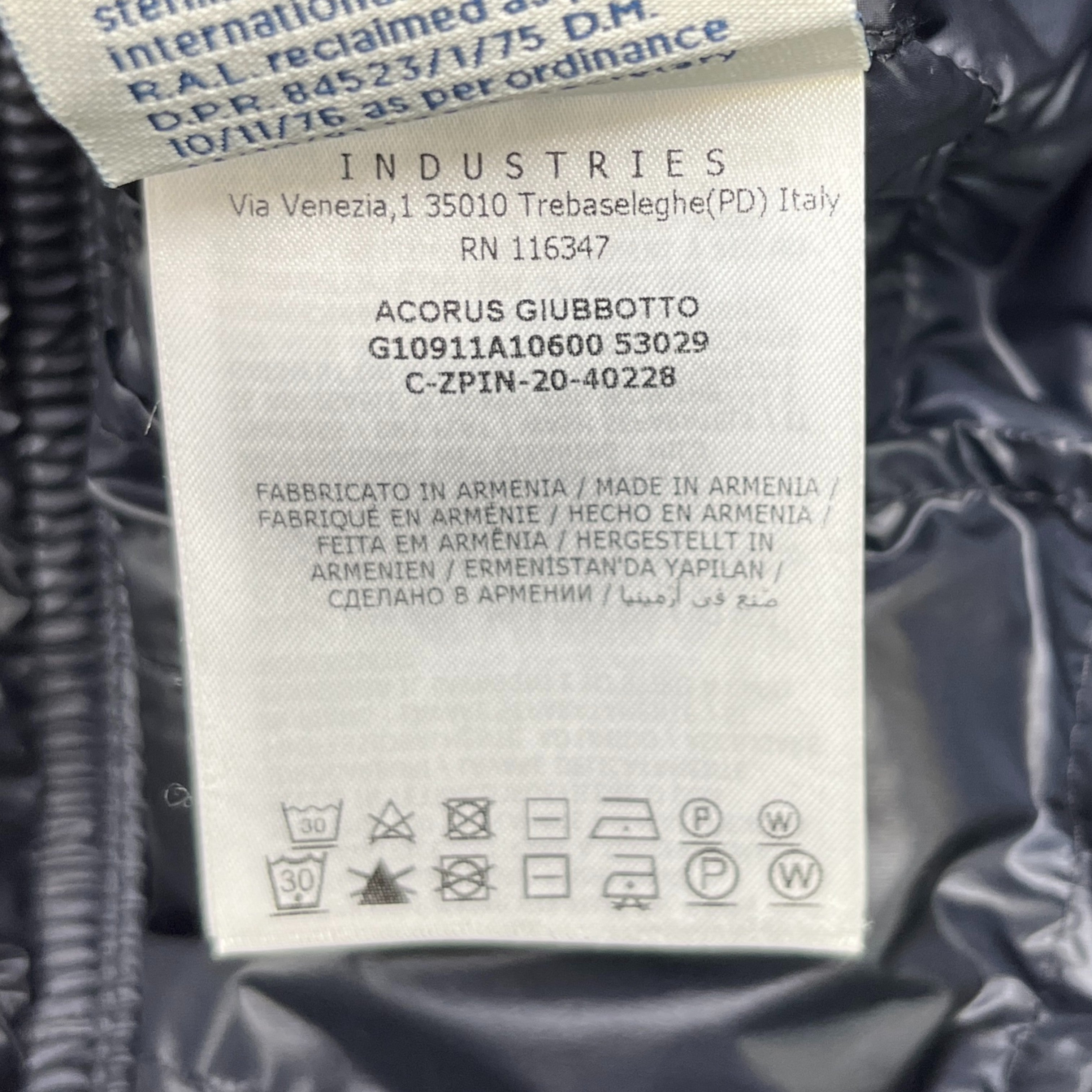 Men's Acorus Jacket Navy Size 2 / M