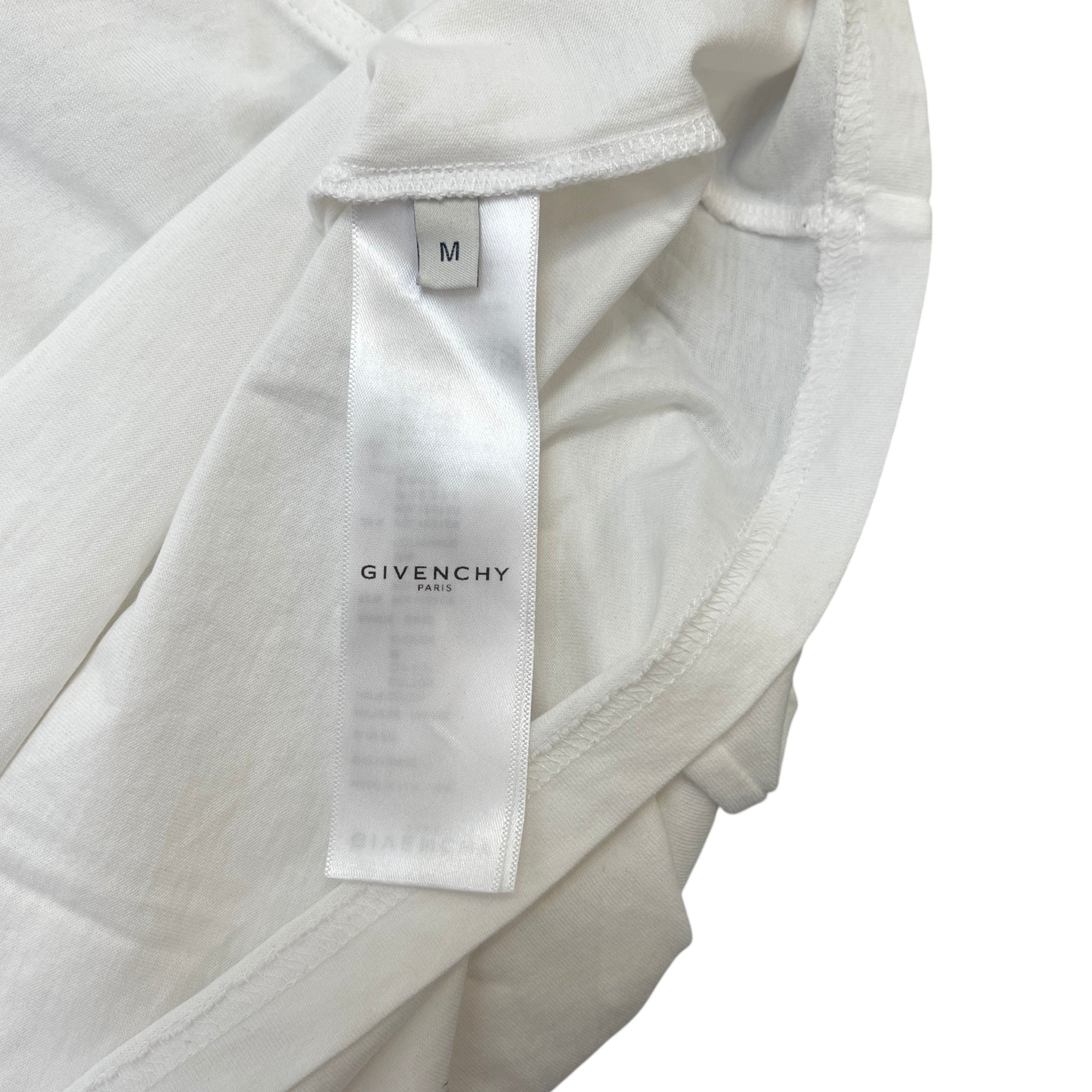 Men's Tape Logo T-Shirt White Size M