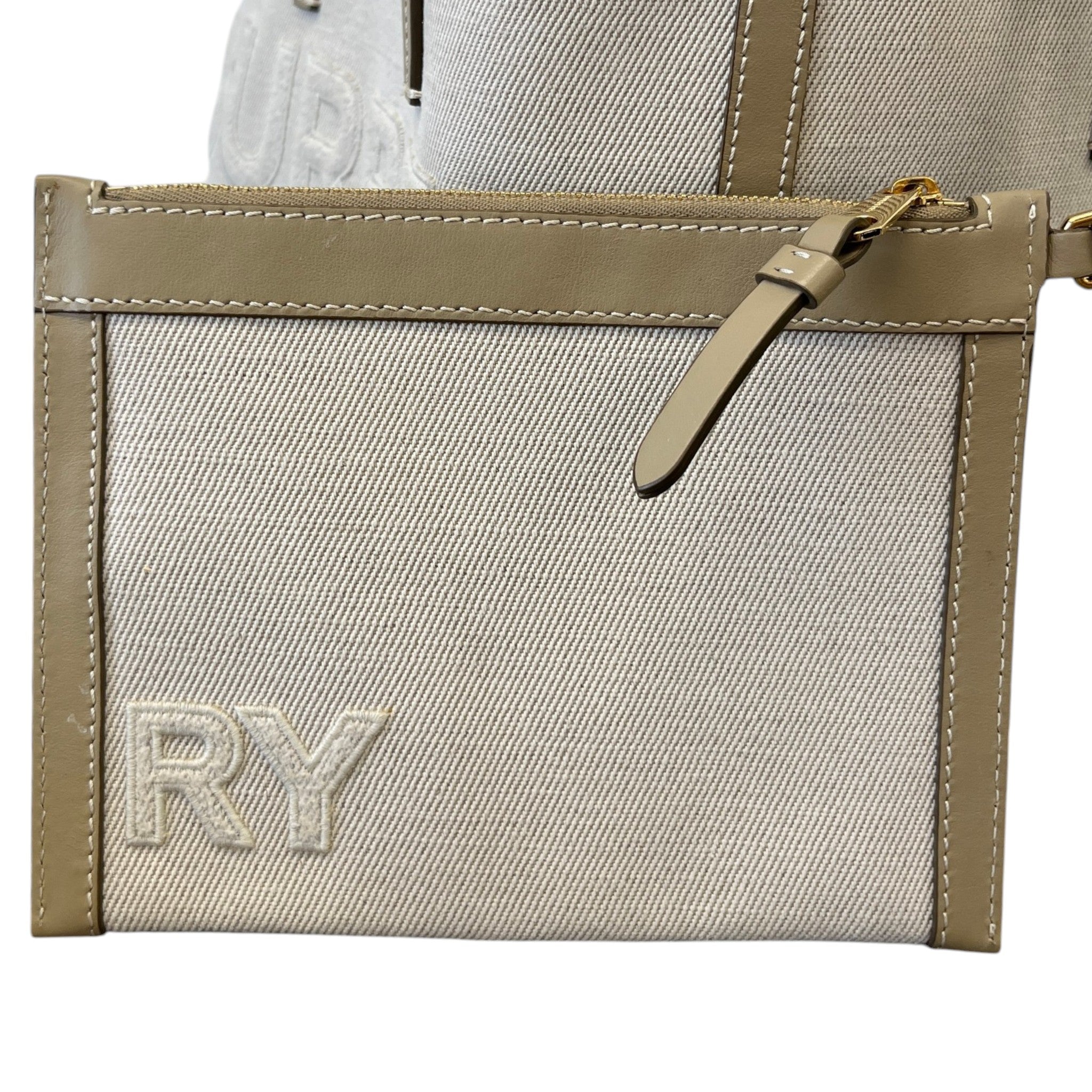 Women's Horseferry Linen Beach Tote Bag Beige