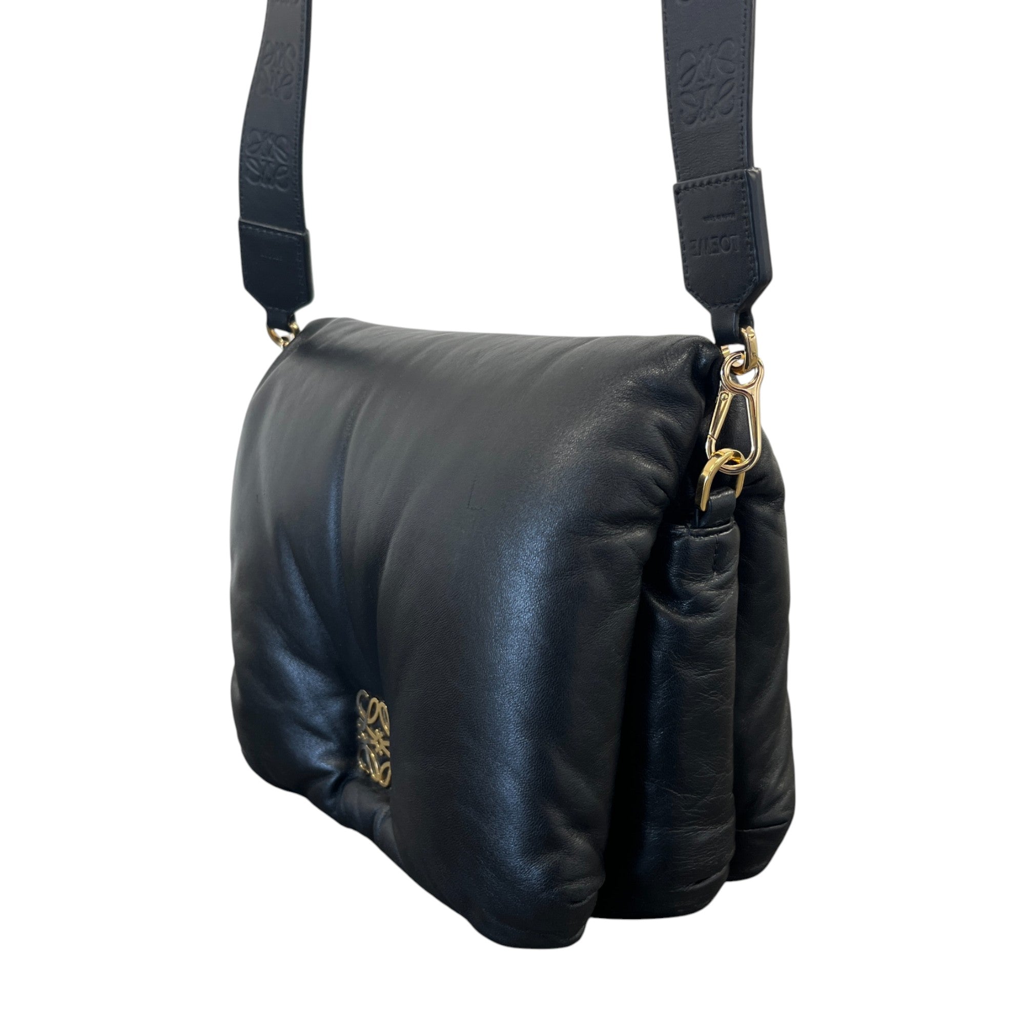 Women's Goya Puffer Medium Bag Black