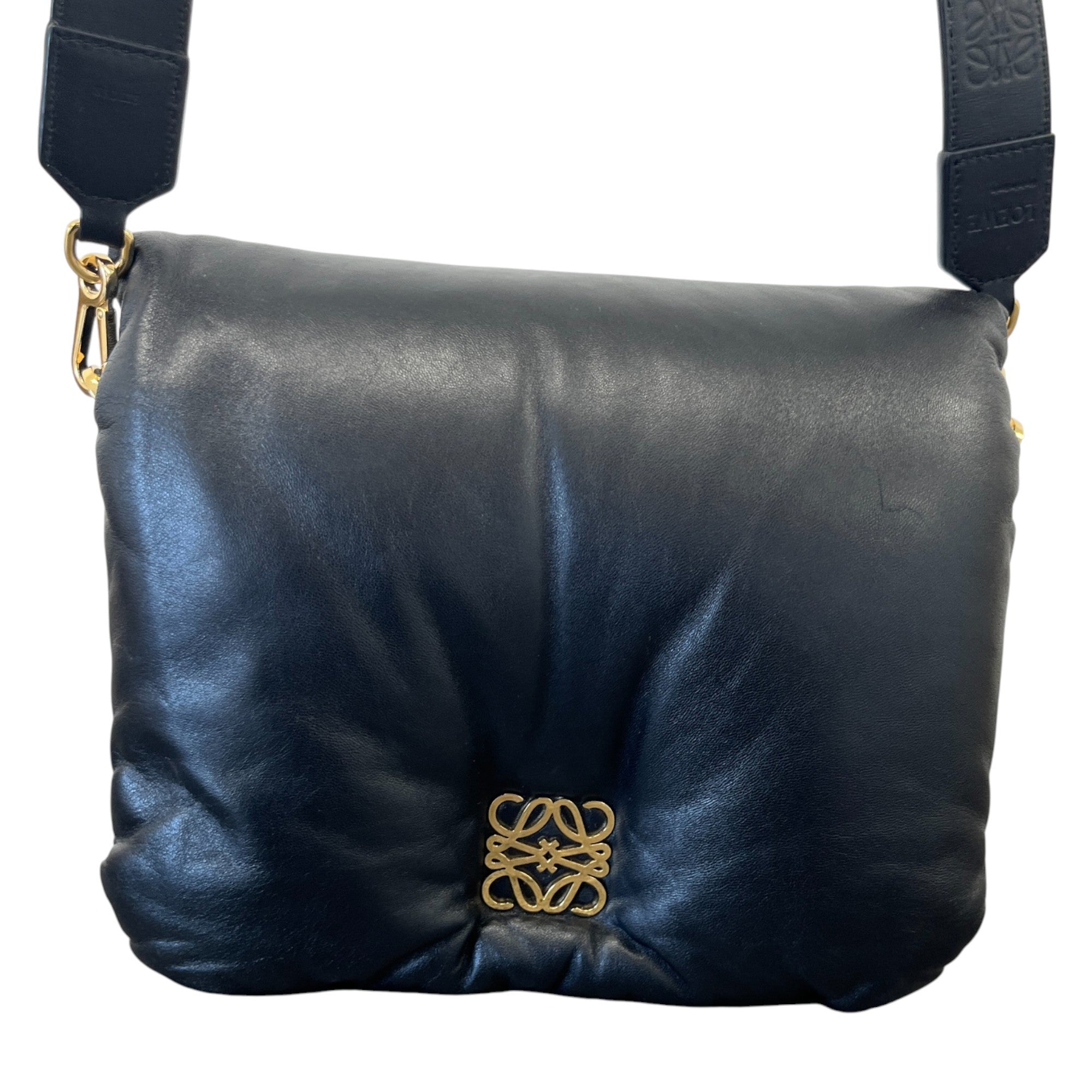 Women's Goya Puffer Medium Bag Black