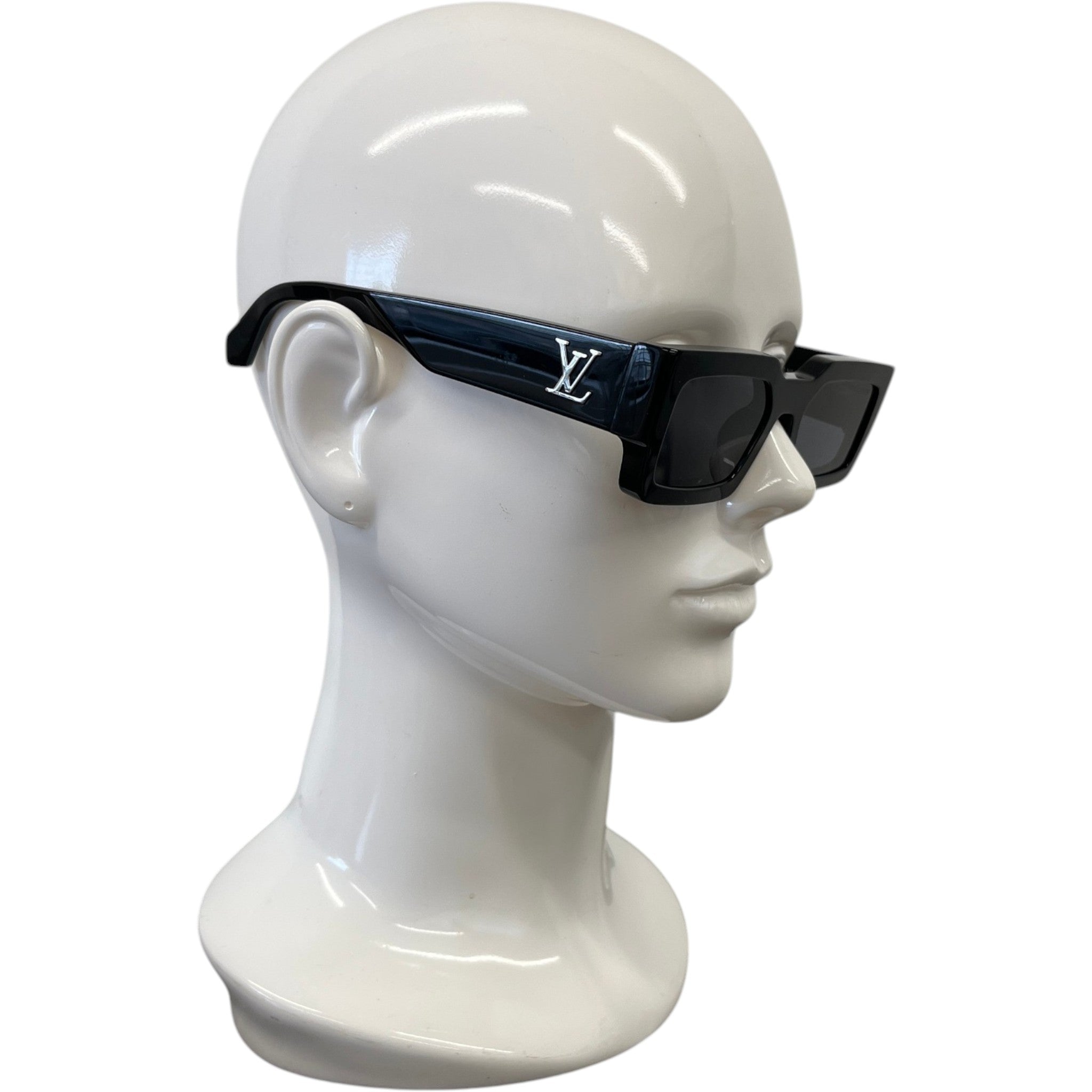 Men's Lv Clash Low Square Sunglasses Black