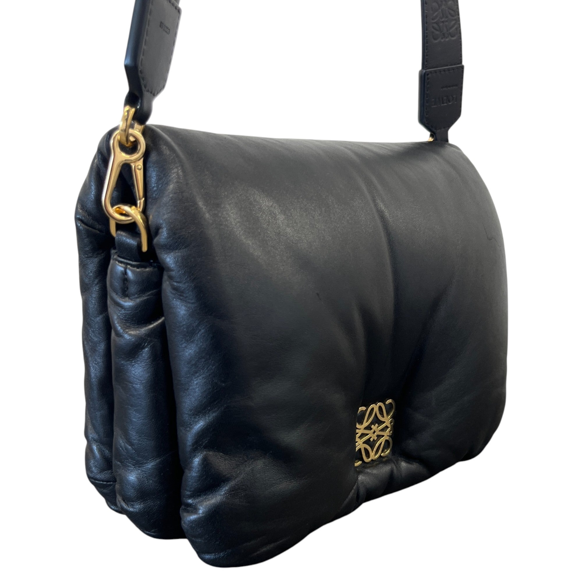 Women's Goya Puffer Medium Bag Black