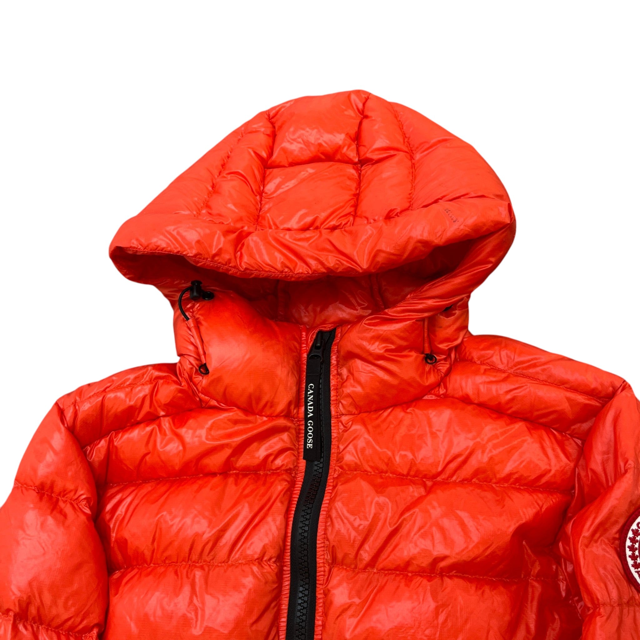 Men's Crofton Hoody Down Jacket Orange Size 2 / M