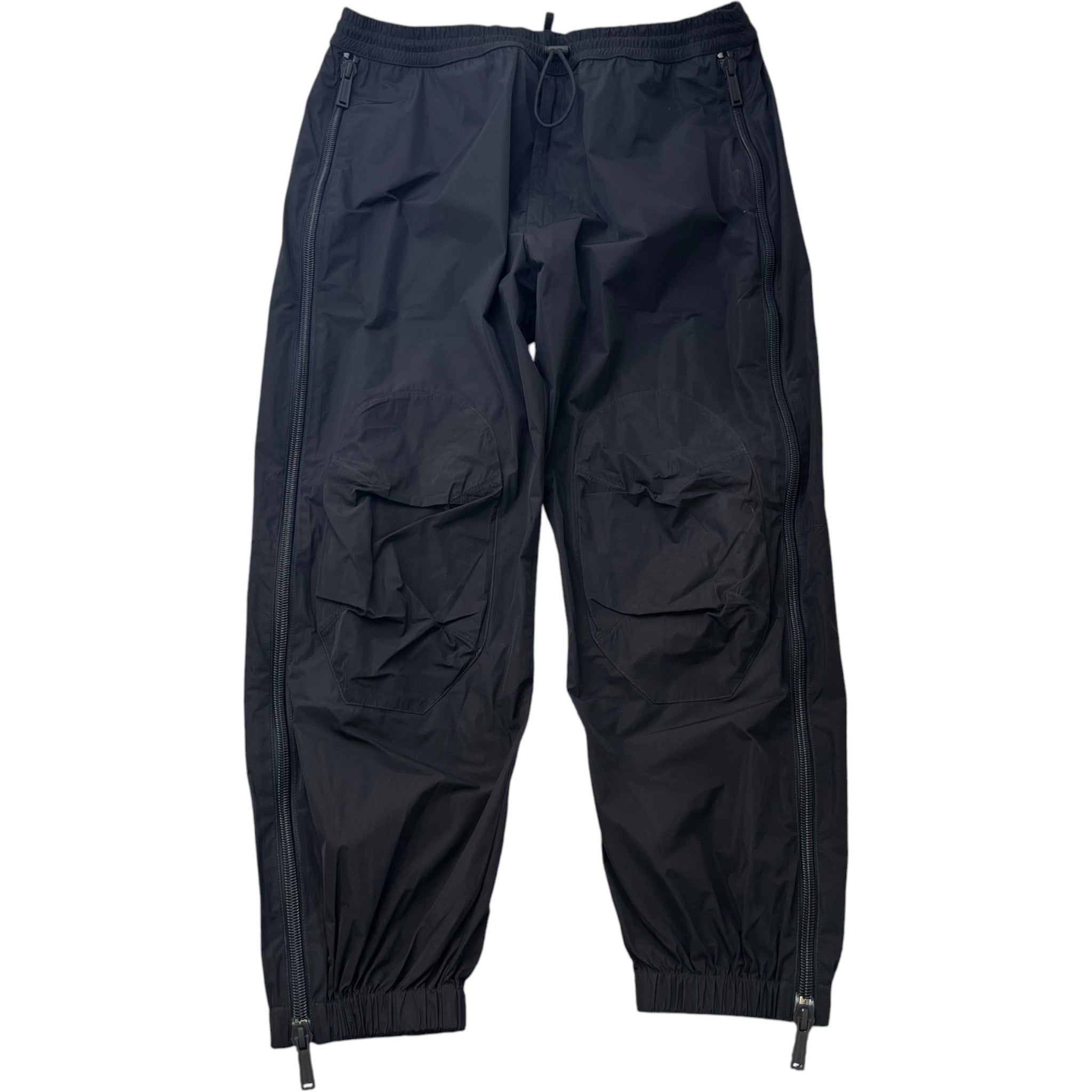 Men's Zip Up Cargos Black Size IT 52 / UK 36