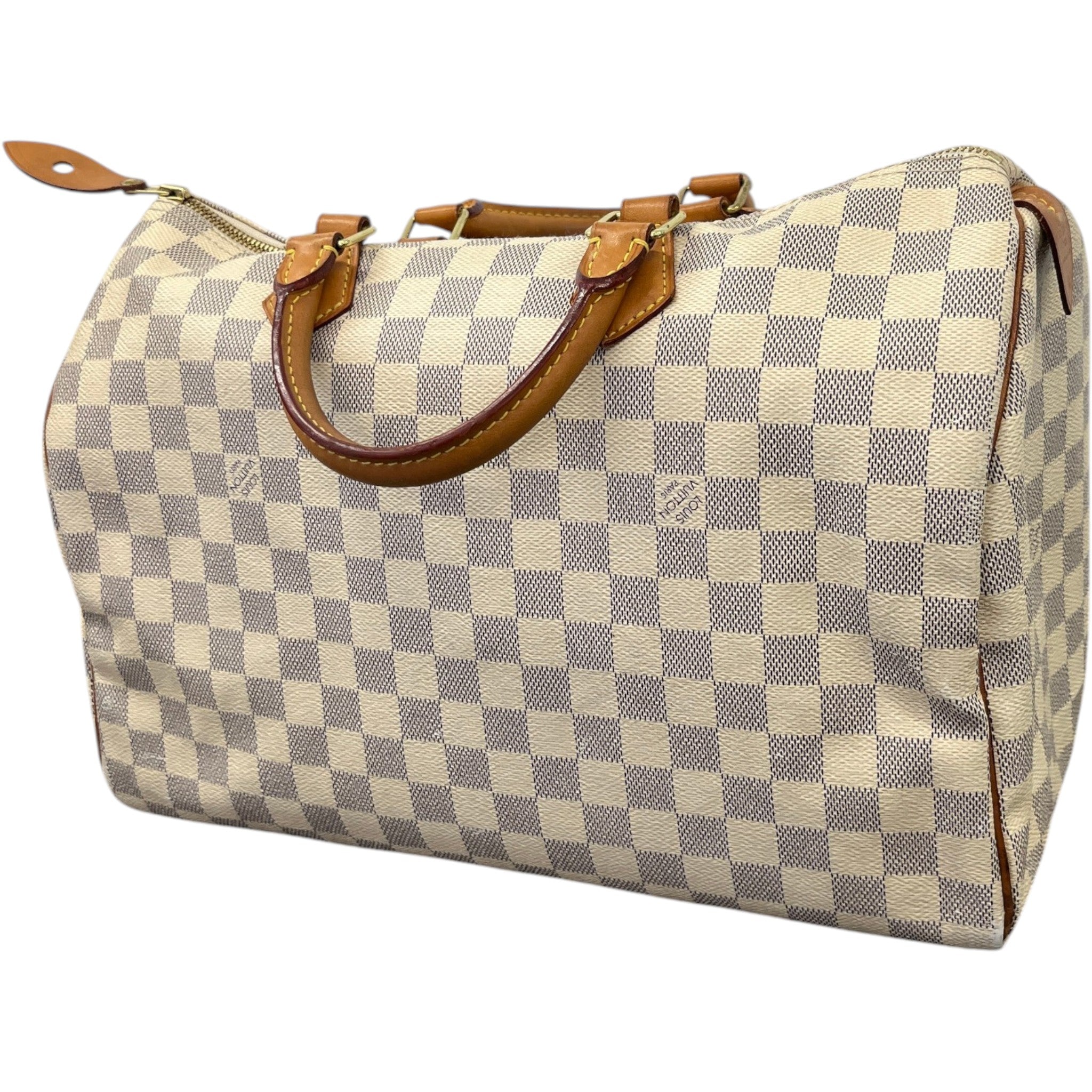 Women's Damier Azur Speedy 35 Bag Cream