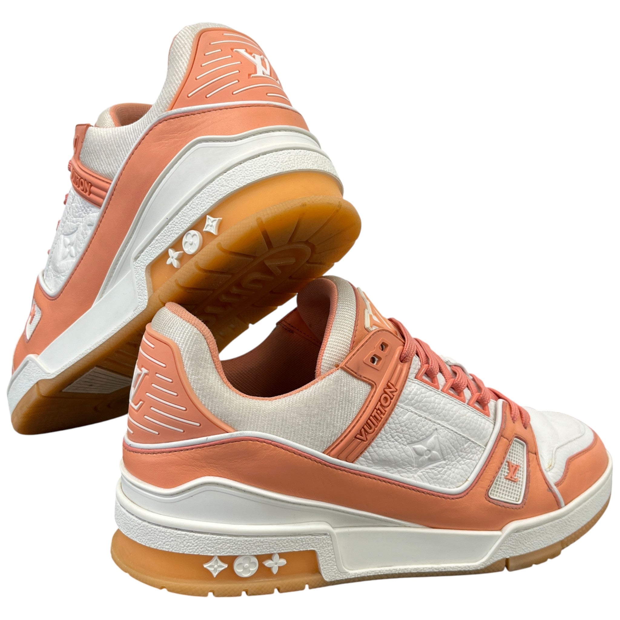 Men's Lv Low Trainers Salmon Size EU 41.5 / UK 7.5