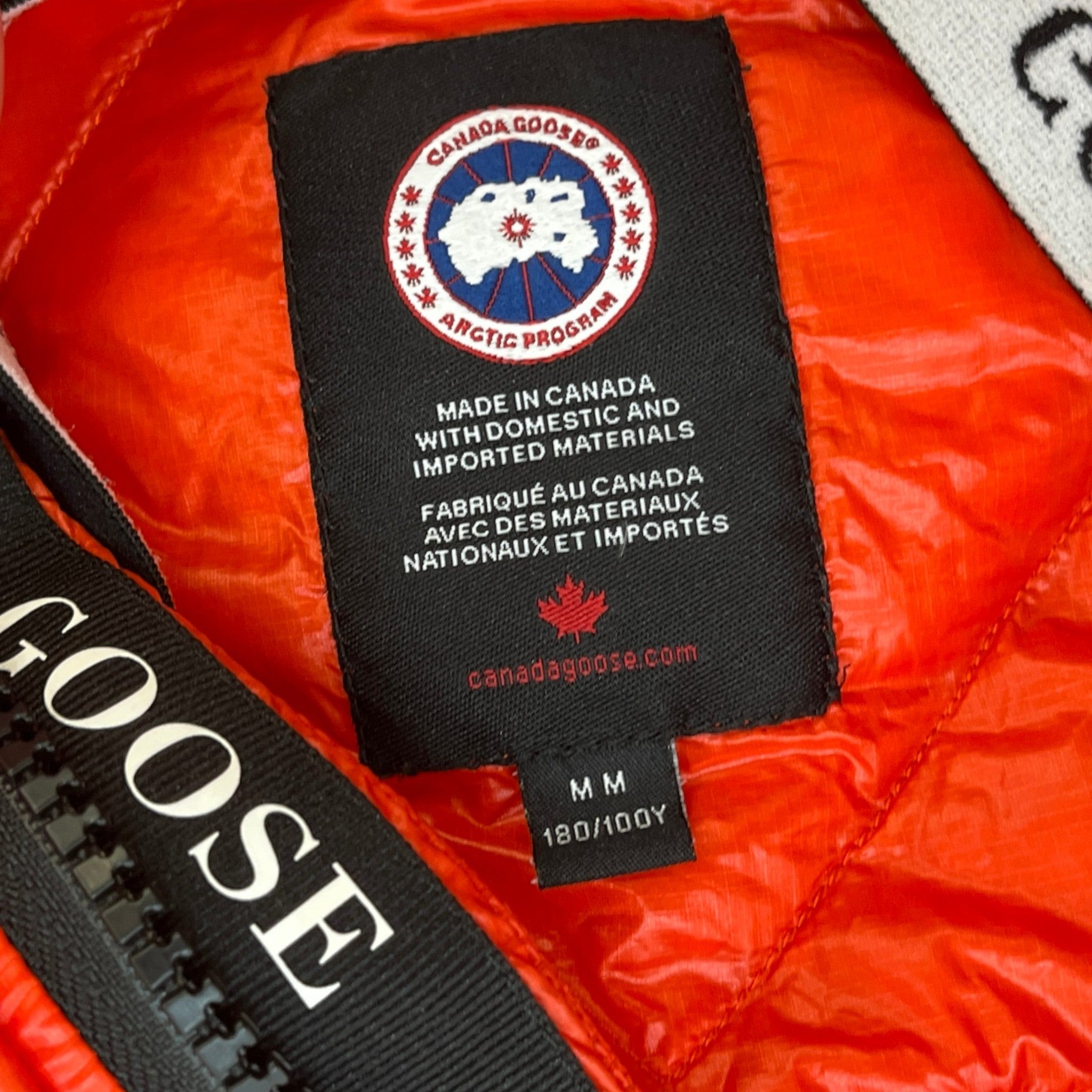 Men's Crofton Hoody Down Jacket Orange Size 2 / M