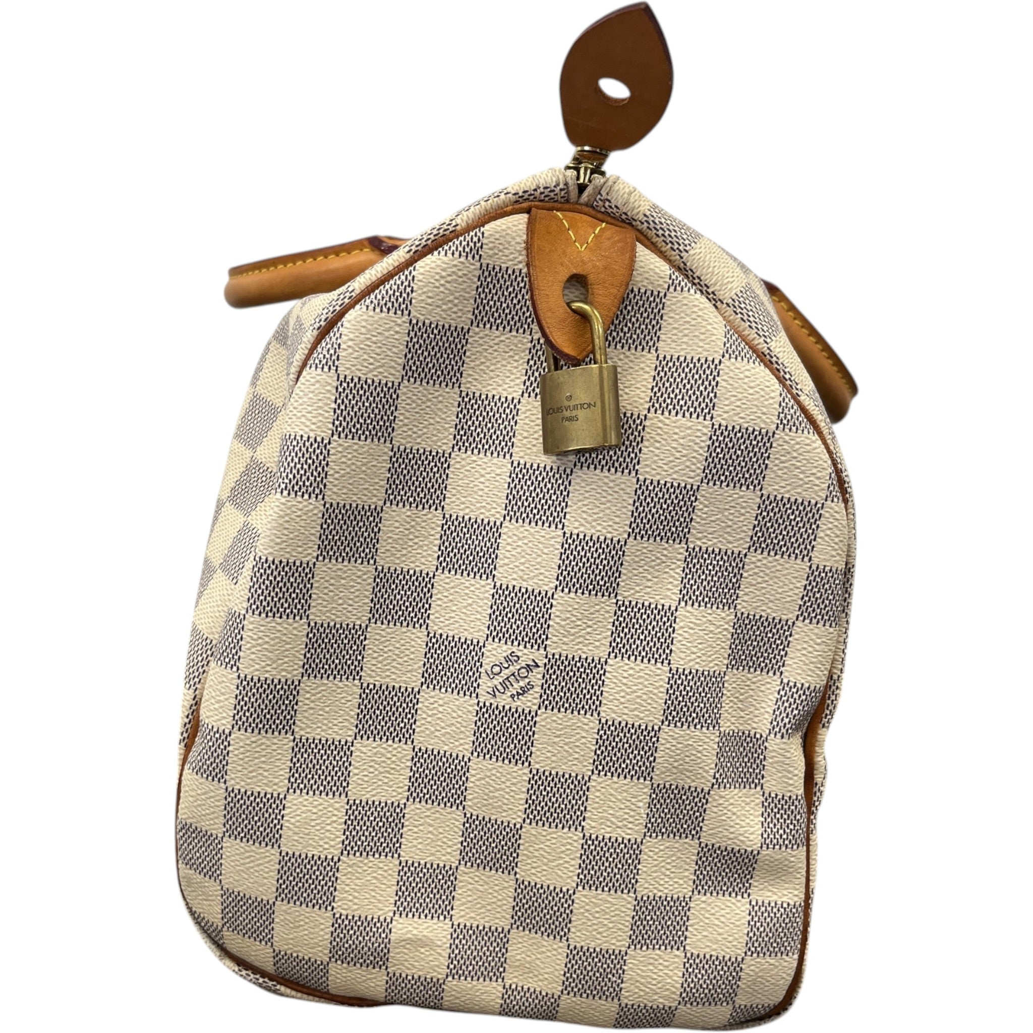 Women's Damier Azur Speedy 35 Bag Cream
