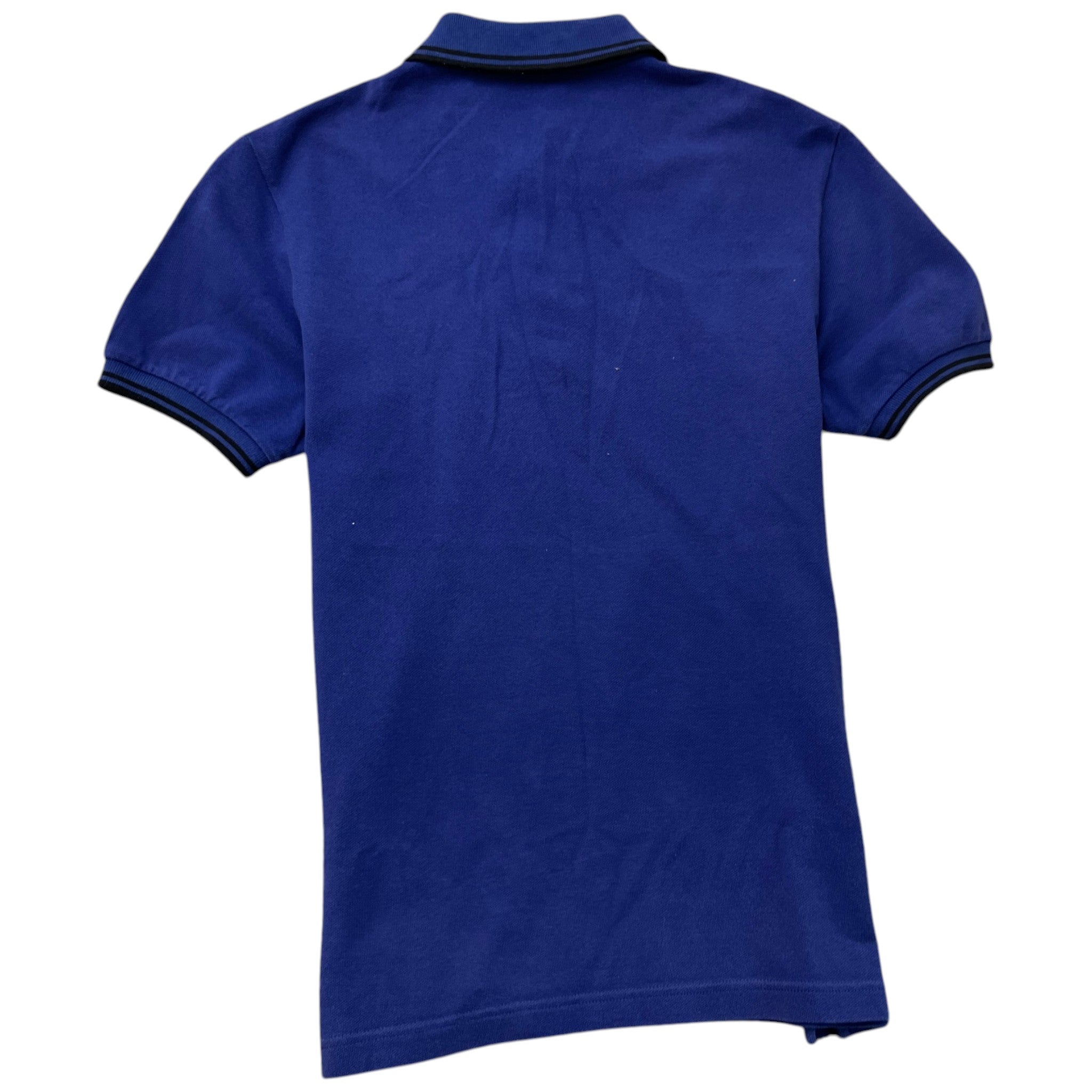 Men's Embroidered Logo Polo Shirt Navy Size S