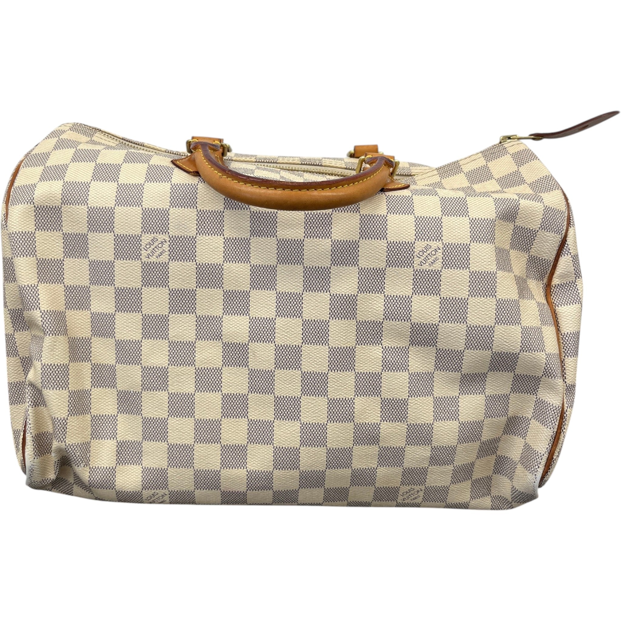 Women's Damier Azur Speedy 35 Bag Cream