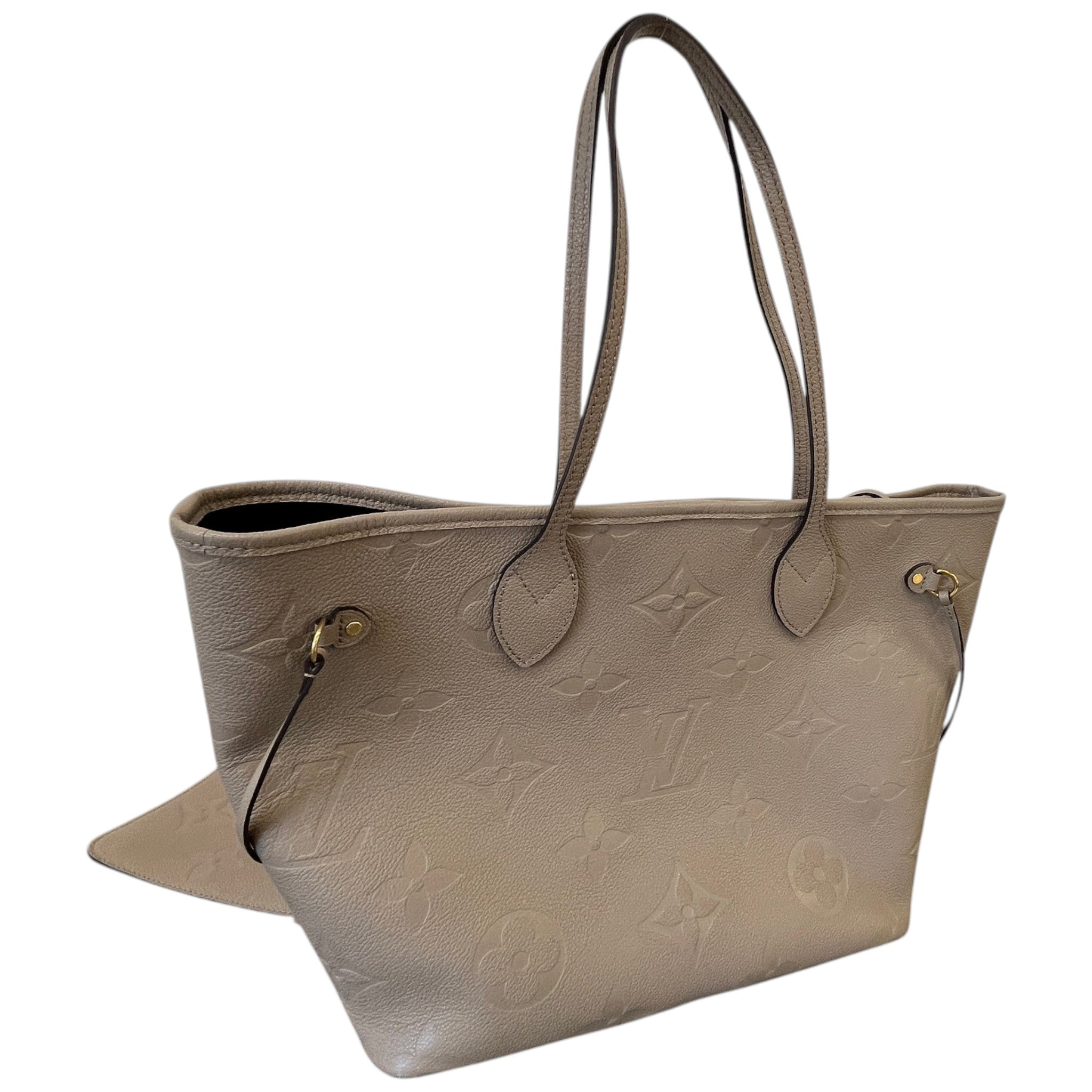 Women's Monogram Empreinte Neverfull Mm Handbag Grey