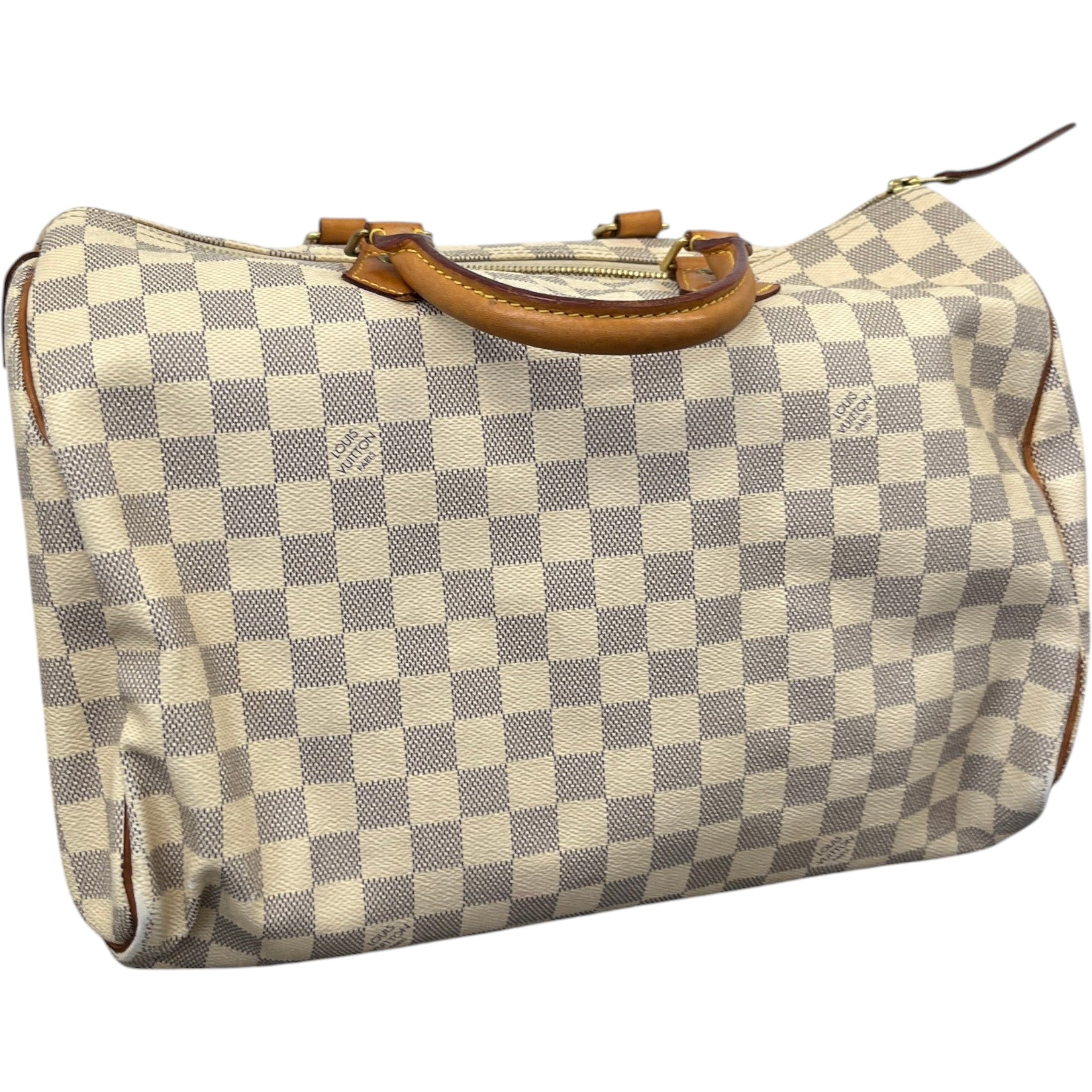 Women's Damier Azur Speedy 35 Bag Cream