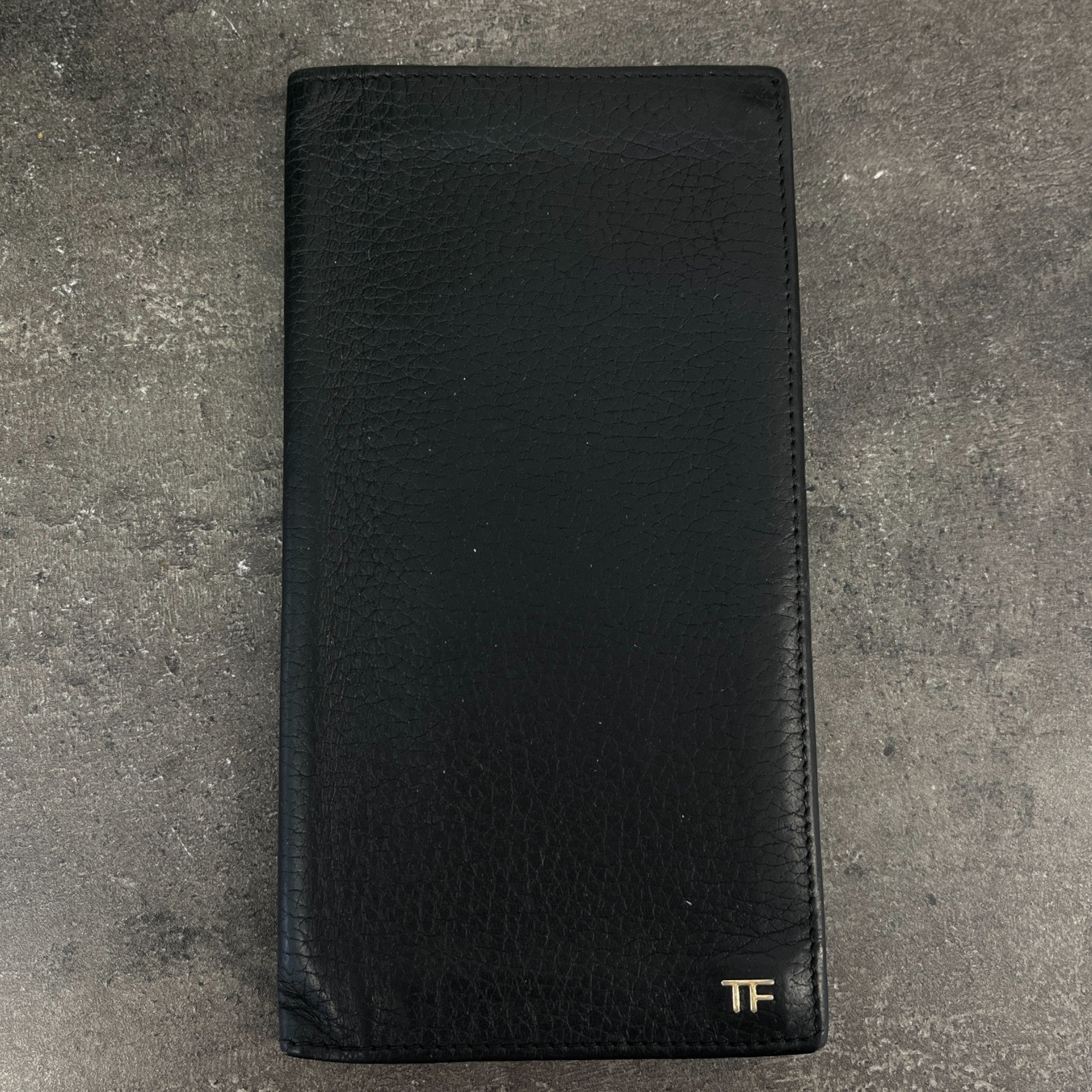 Men's Plaque Logo Wallet Black