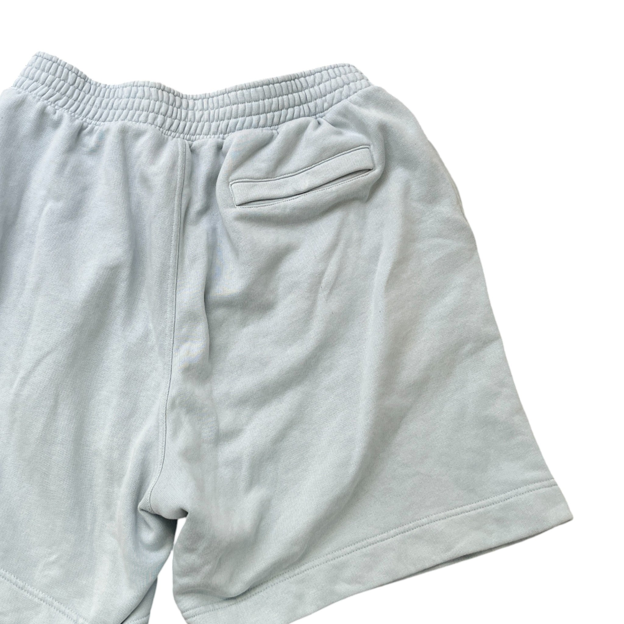 Men's Embroidered Logo Shorts Blue Size L