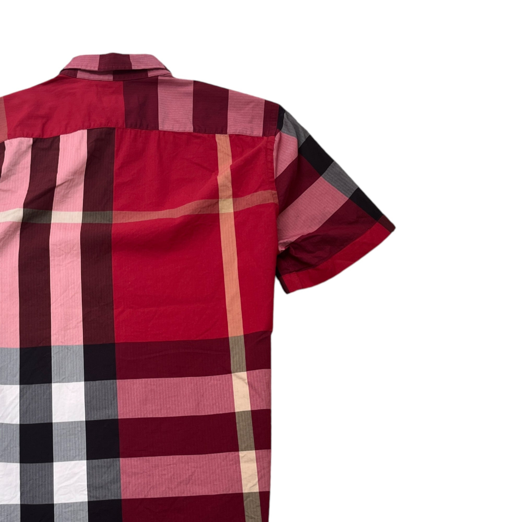 Men's Checkered Shirt Red Size M