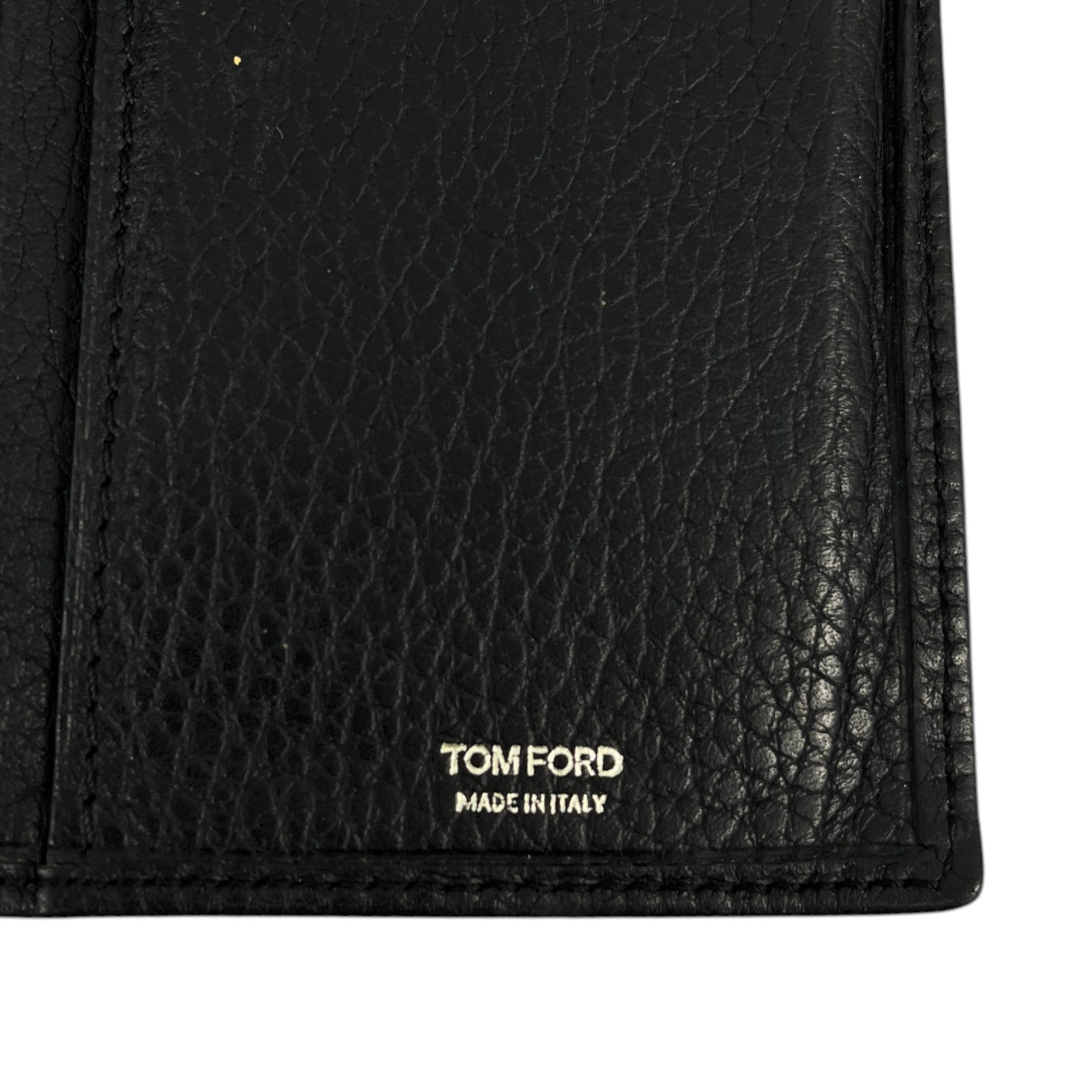 Men's Plaque Logo Wallet Black