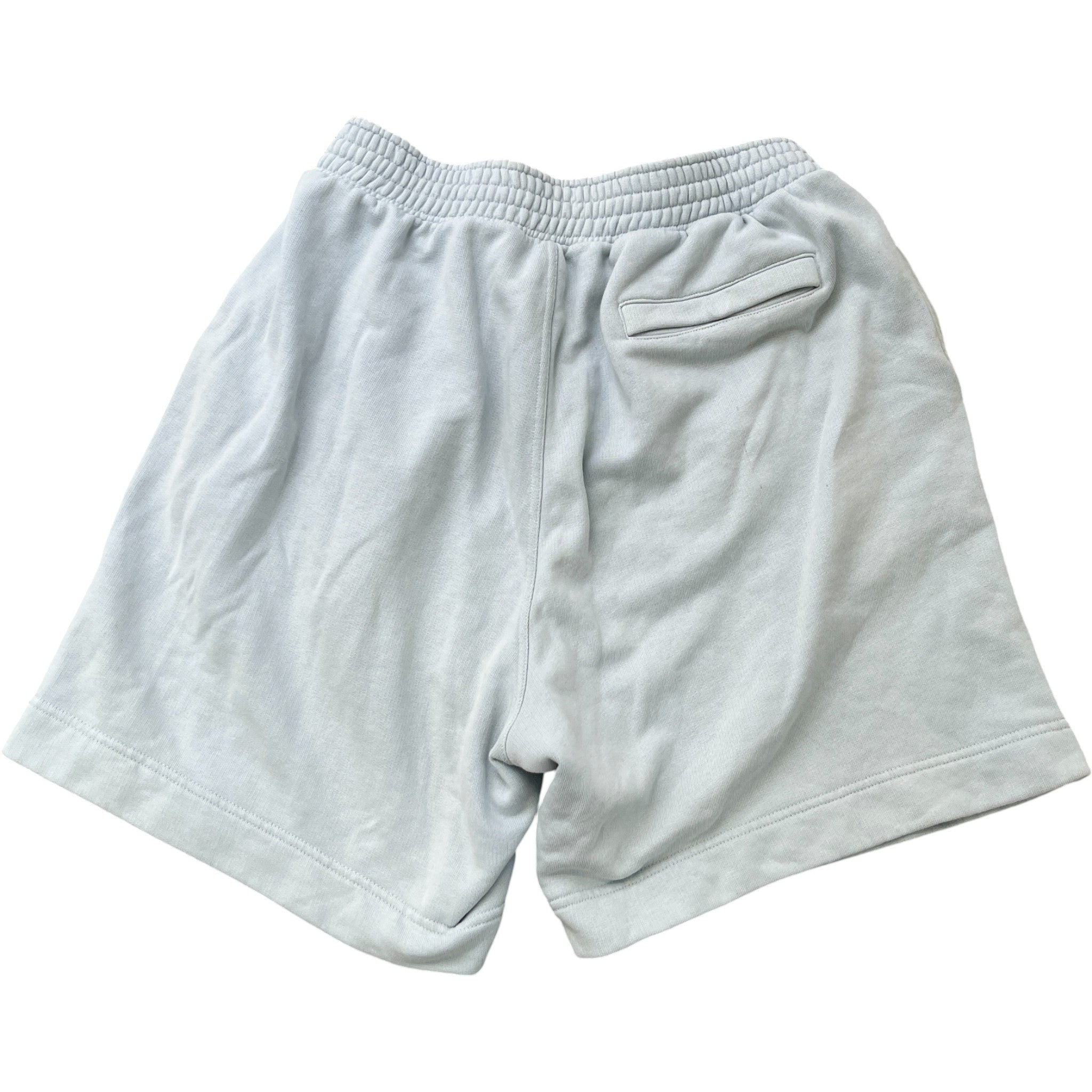 Men's Embroidered Logo Shorts Blue Size L