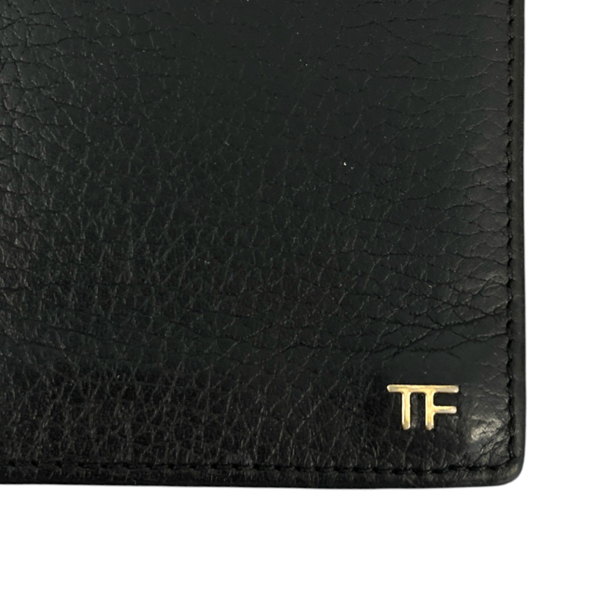 Men's Plaque Logo Wallet Black