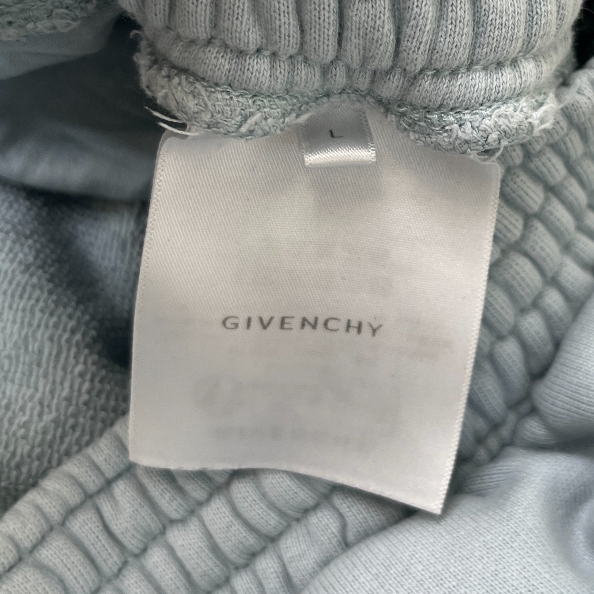 Men's Embroidered Logo Shorts Blue Size L