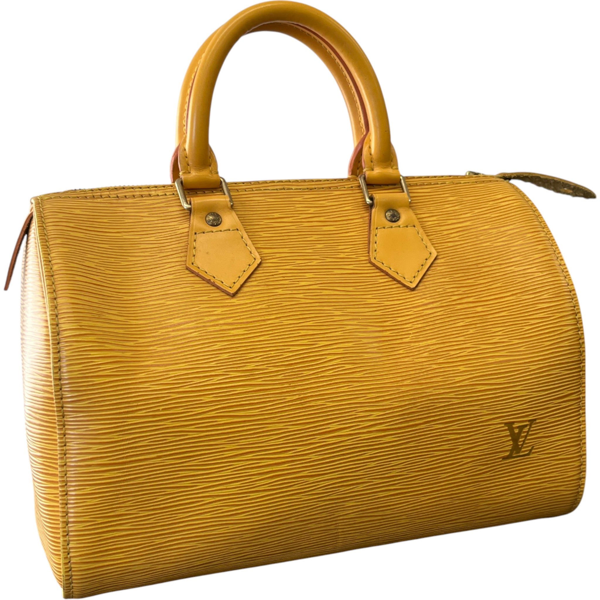 Women's Epi Leather Speedy 25 Bag Yellow