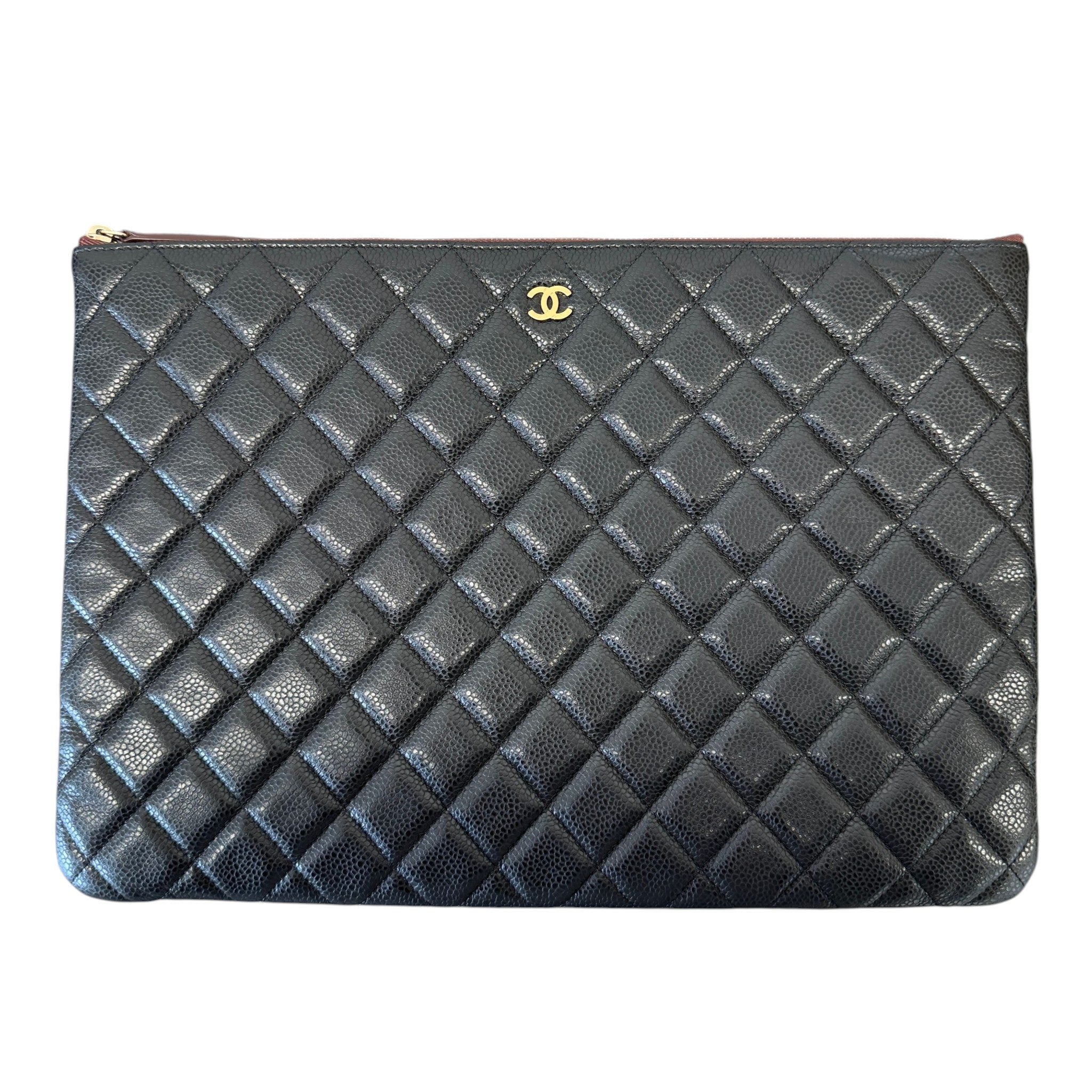 Women's Timeless/Classique Caviar Quilted Clutch Black