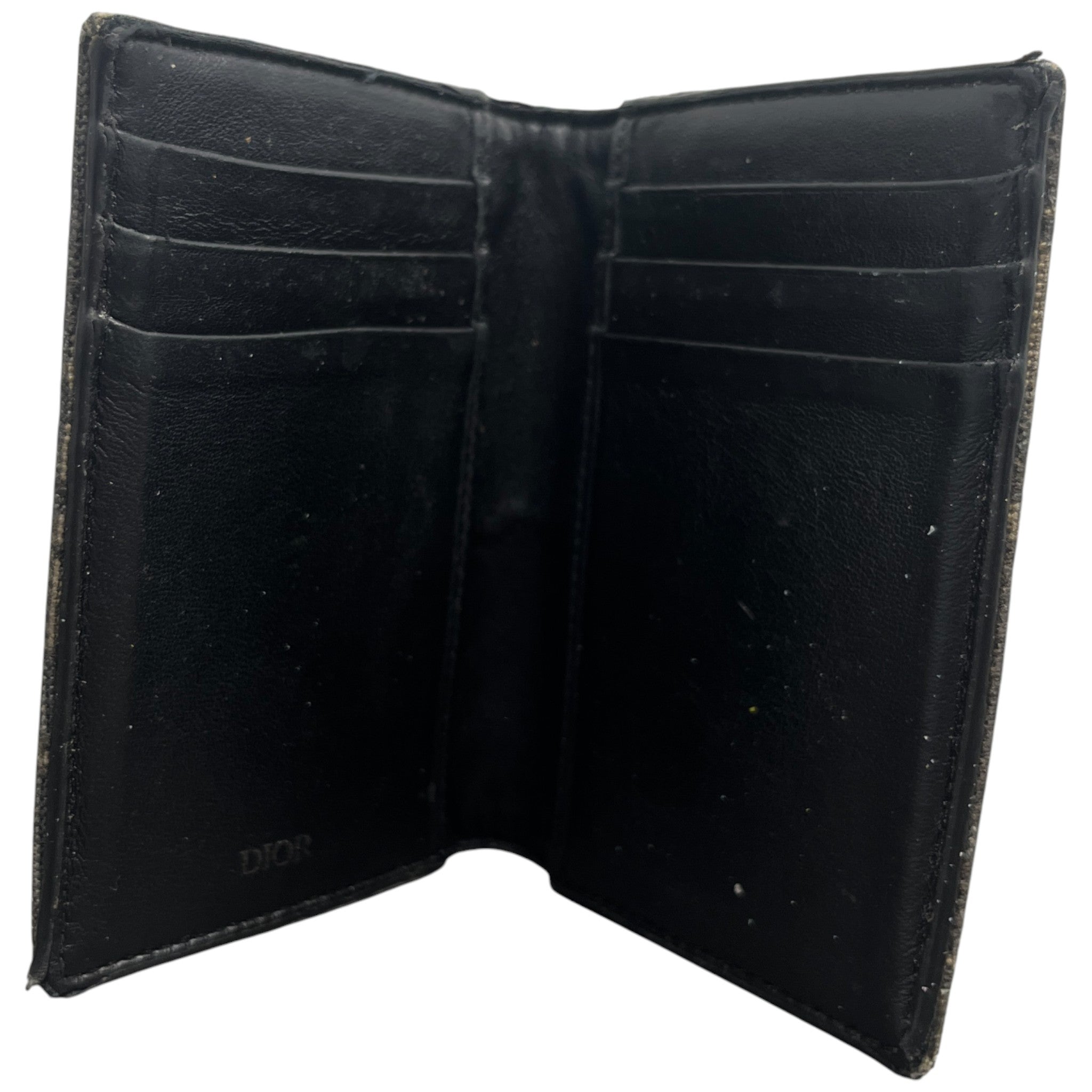 Men's Oblique Card Holder Beige