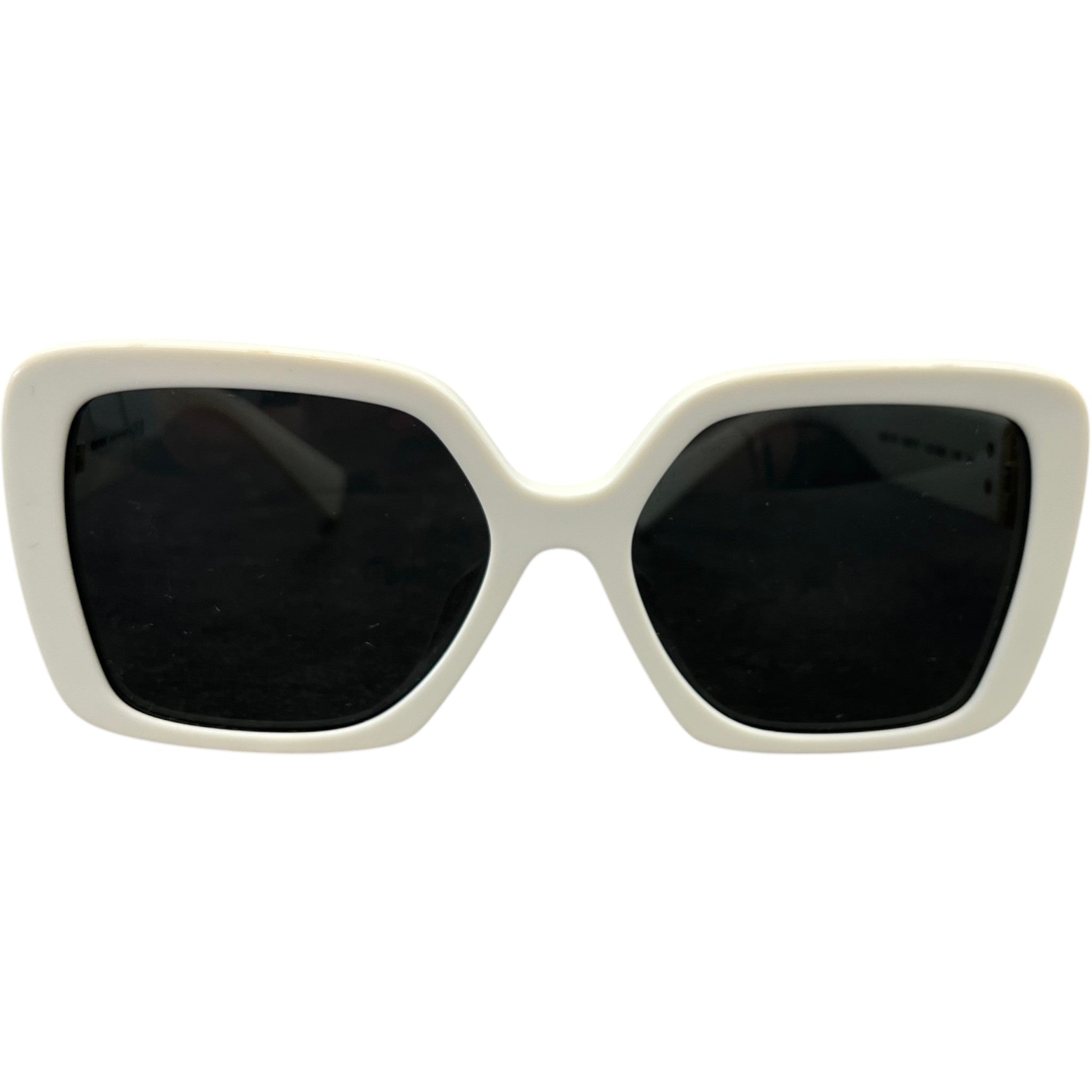 Women's Smu 10Ys Logo Sunglasses White
