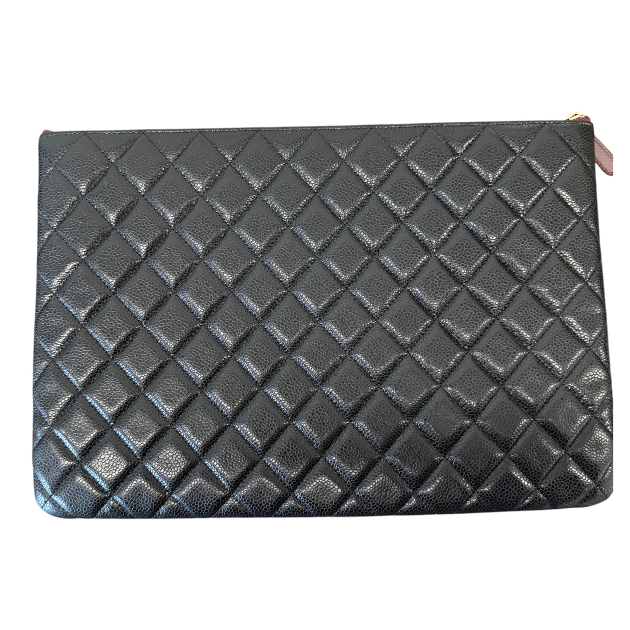 Women's Timeless/Classique Caviar Quilted Clutch Black
