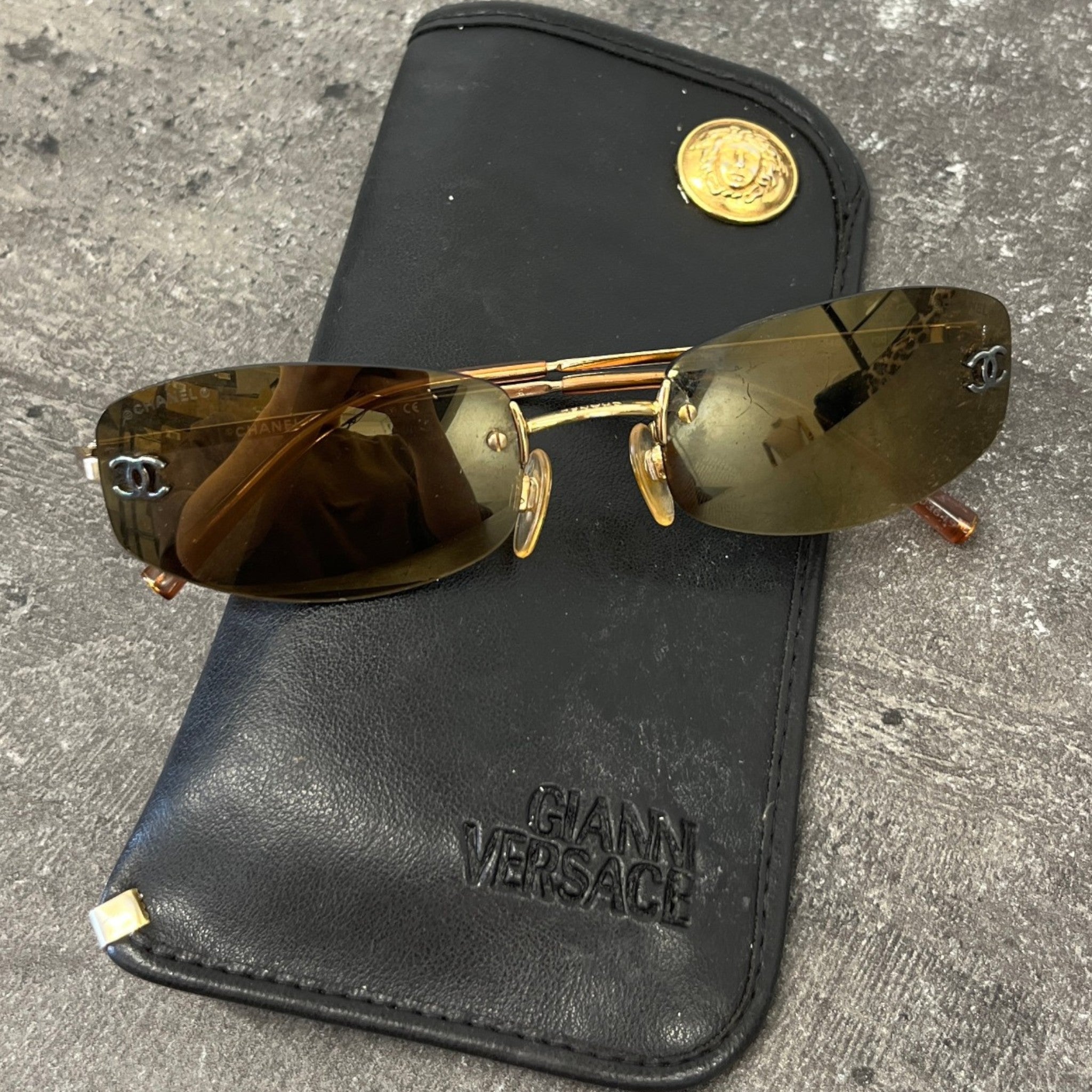 Women's Cc Logo Sunglasses Brown