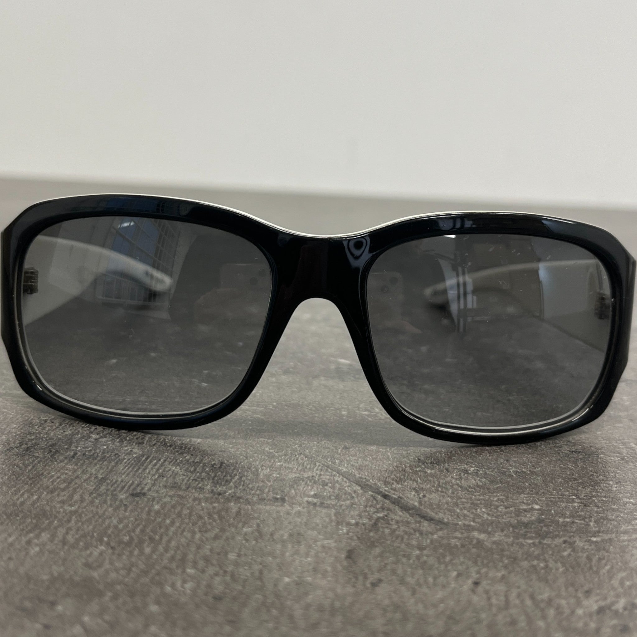 Women's Vintage Y2K Star Sunglasses Black