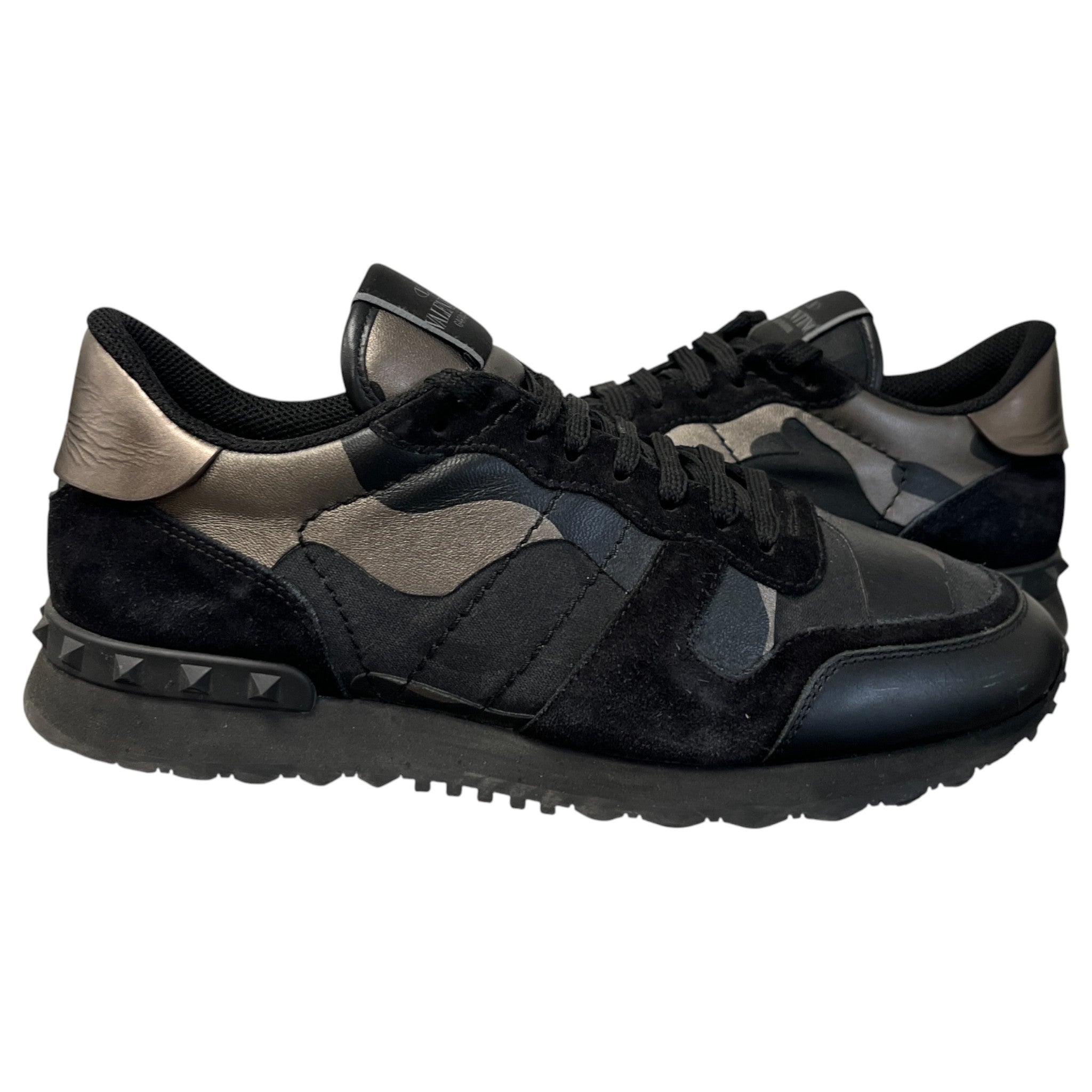 Men's Rock Runners Low Trainers Black Size EU 41 / UK 7