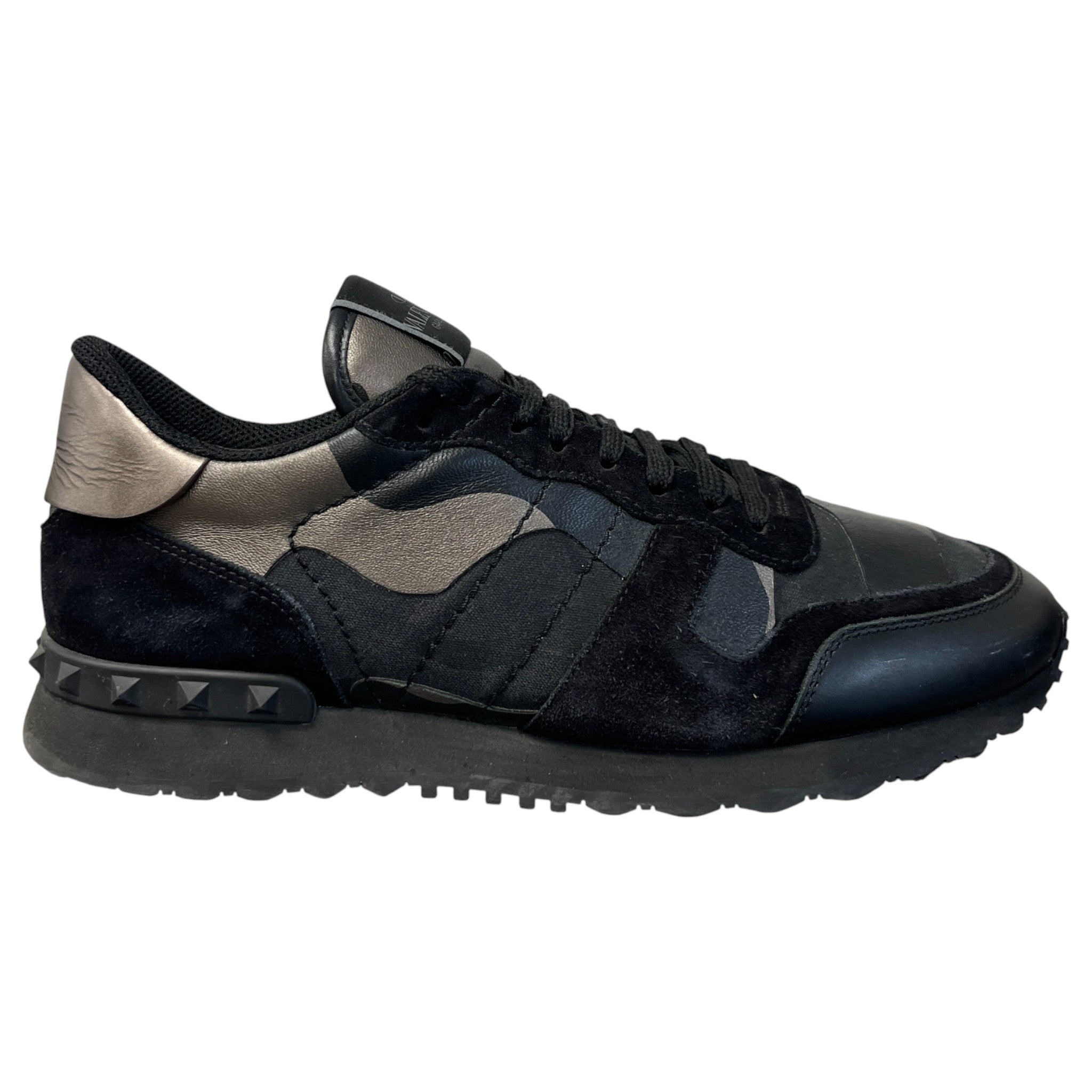 Men's Rock Runners Low Trainers Black Size EU 41 / UK 7