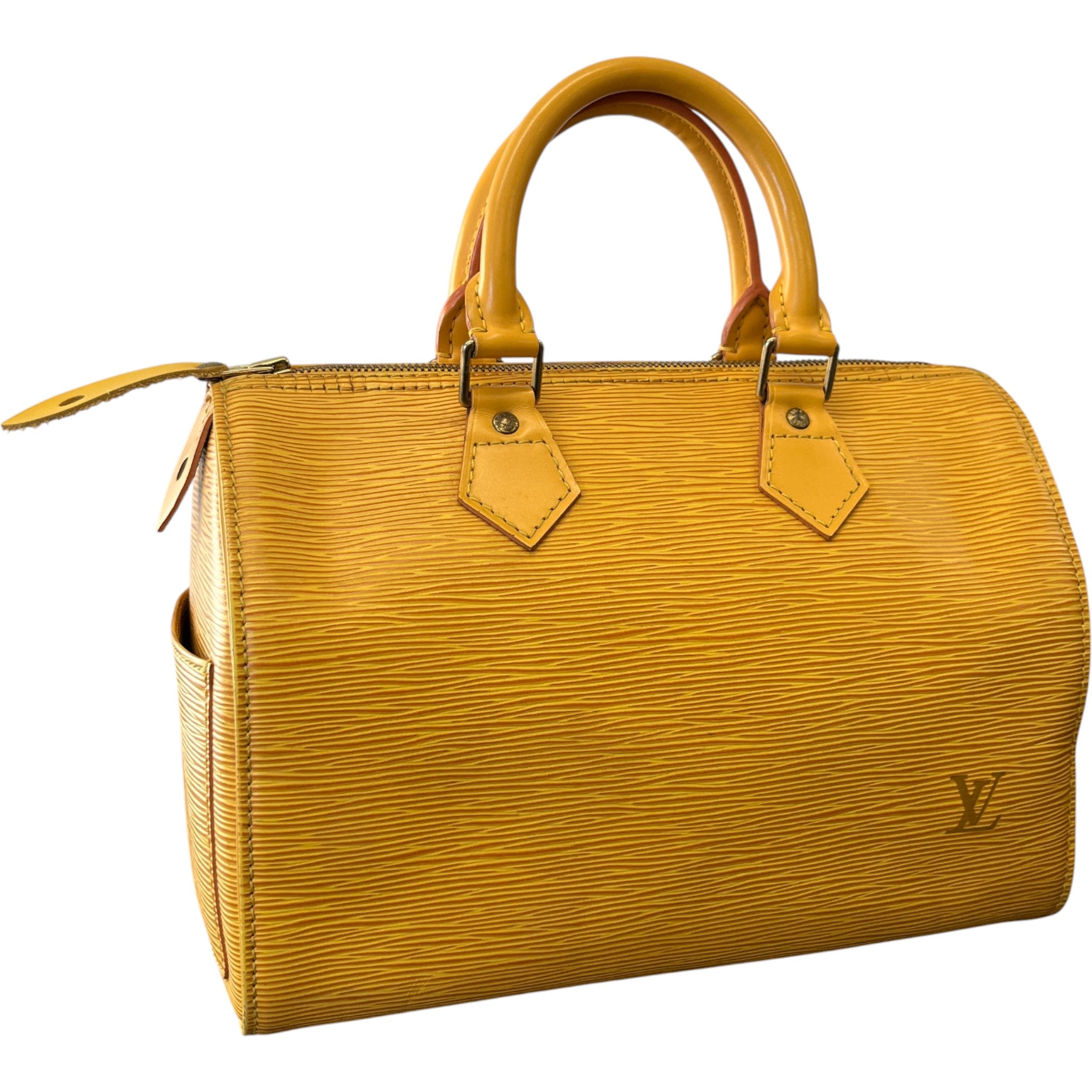 Women's Epi Leather Speedy 25 Bag Yellow