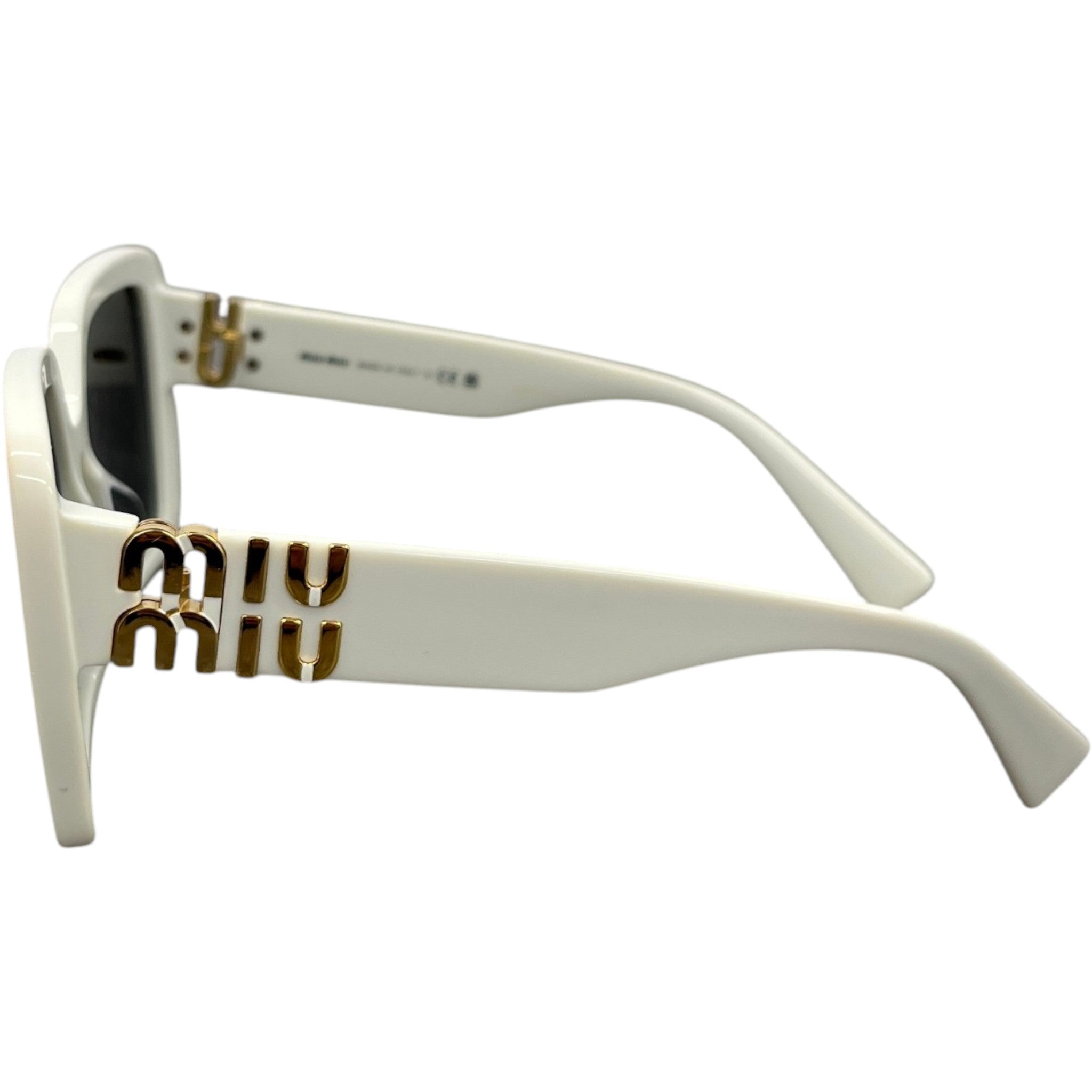 Women's Smu 10Ys Logo Sunglasses White