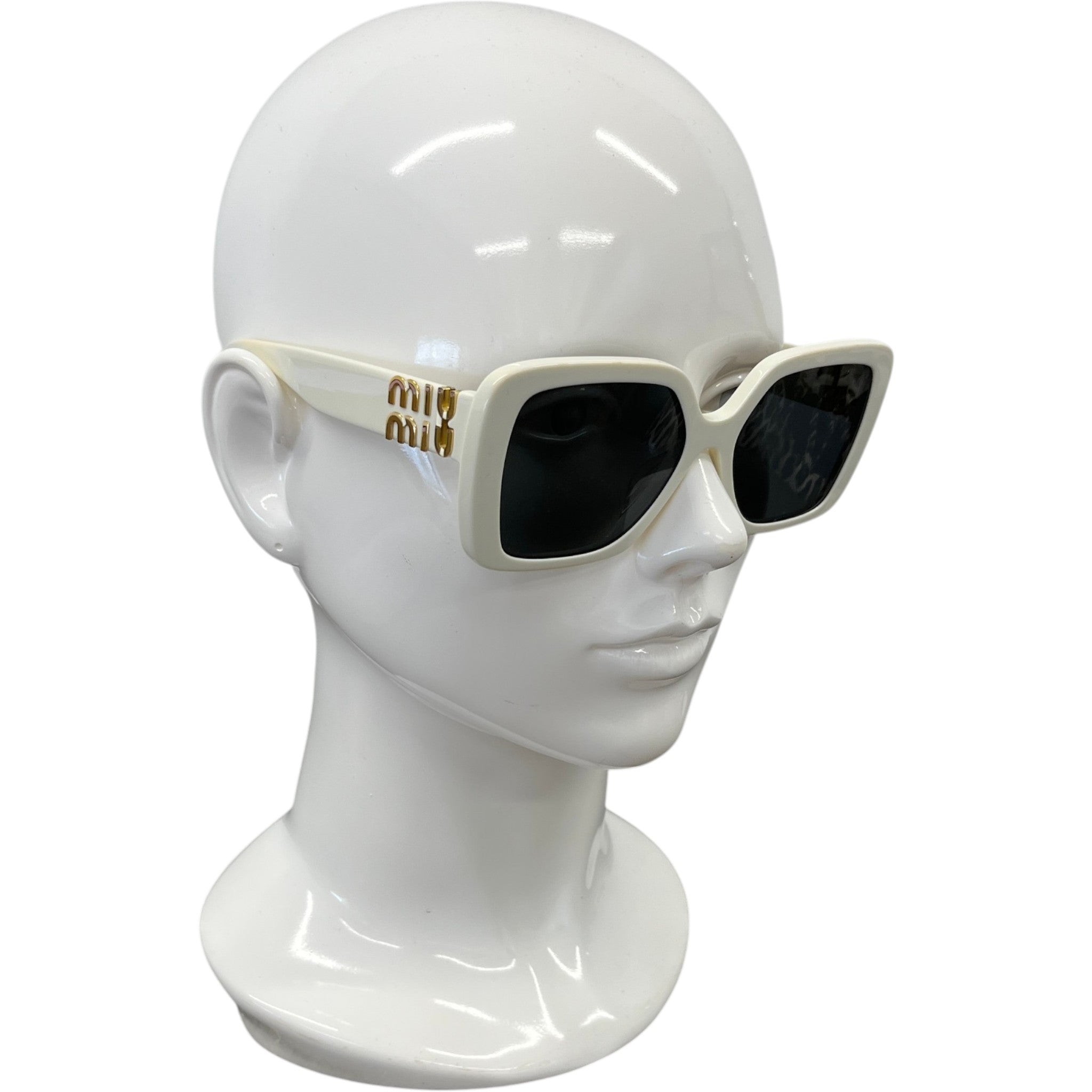 Women's Smu 10Ys Logo Sunglasses White