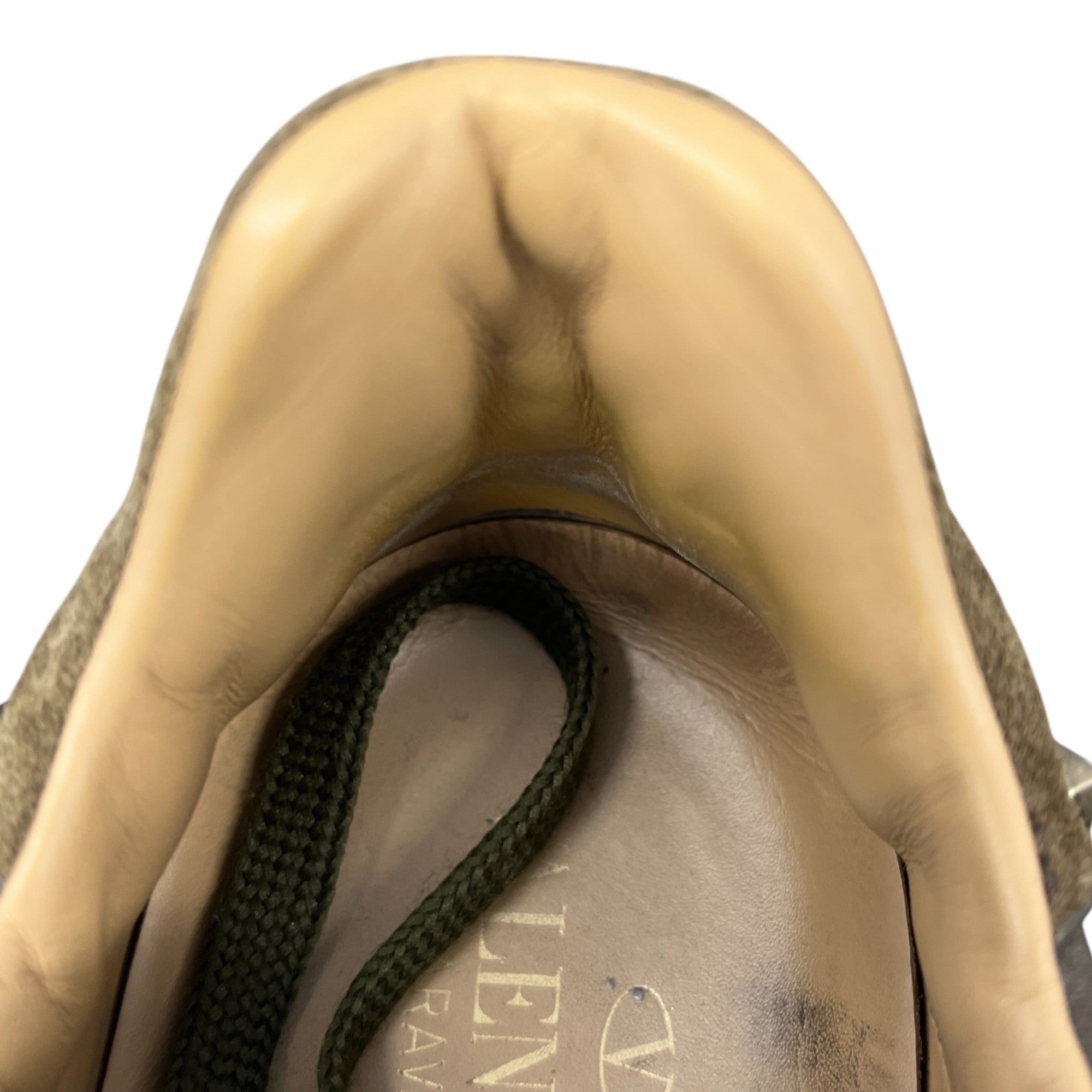 Men's Rockstud Camouflage Low Trainers Khaki Size EU 40 / UK 6