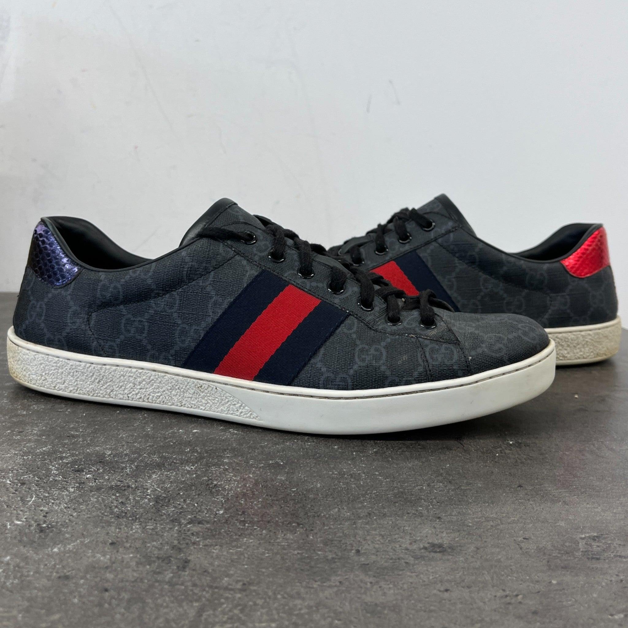 Men's Ace Gg Supreme Low Trainers Black Size EU 44 / UK 10